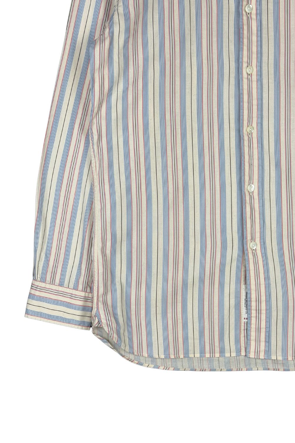RRL Ralph Lauren RRL Double RL Striped Contrast Collar Shirt (XS) Size US S / EU 44-46 / 1 - 7 Thumbnail