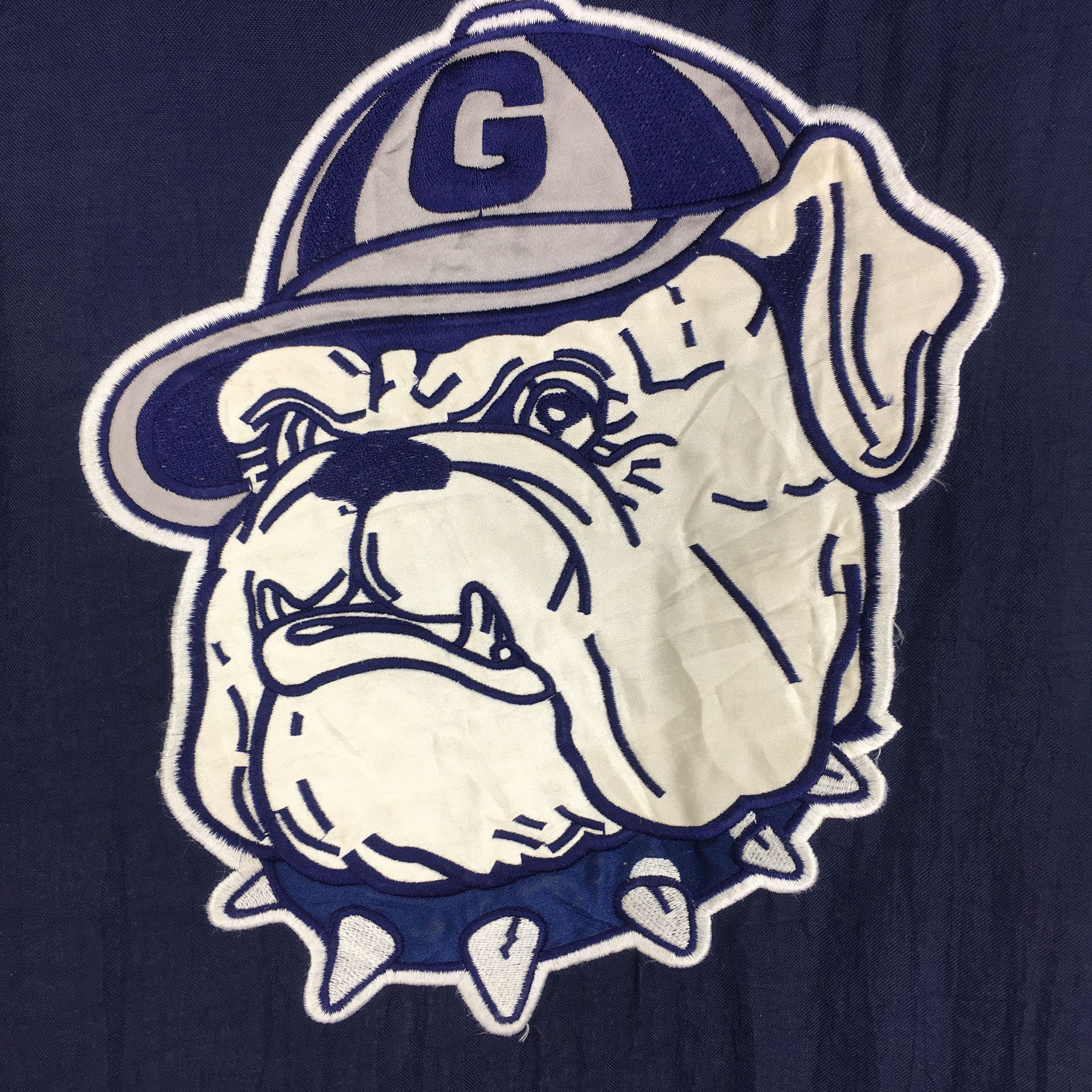 Starter Vintage 90s Georgetown Hoyas Ncaa Hoyas Bulldogs Bomber Size US XL / EU 56 / 4 - 16 Thumbnail