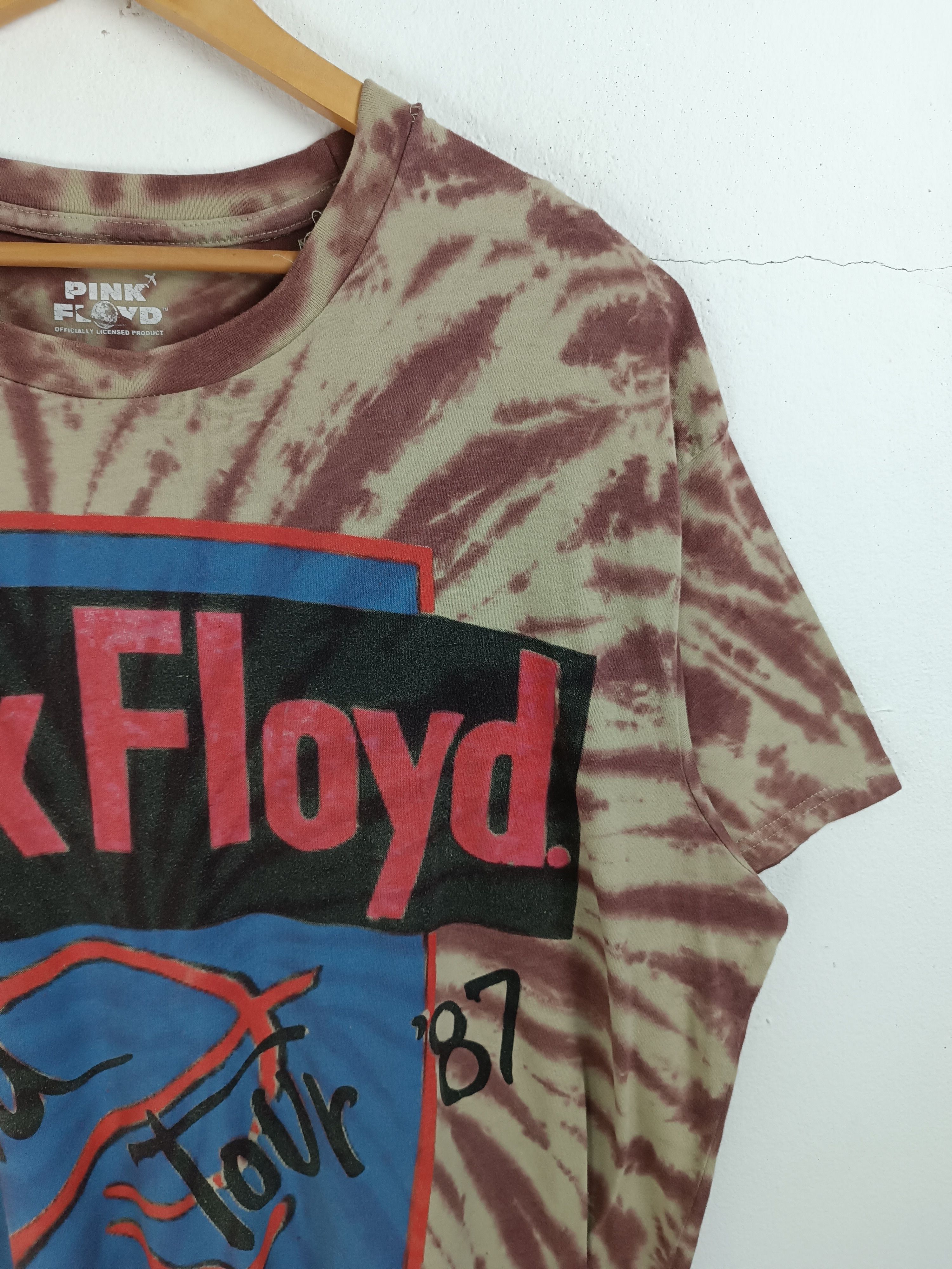 Pink Floyd VINTAGE PINK FLOYD WORLD TOUR 87 REISSUE TIE DYE VERY RARE Size US XXL / EU 58 / 5 - 5 Thumbnail