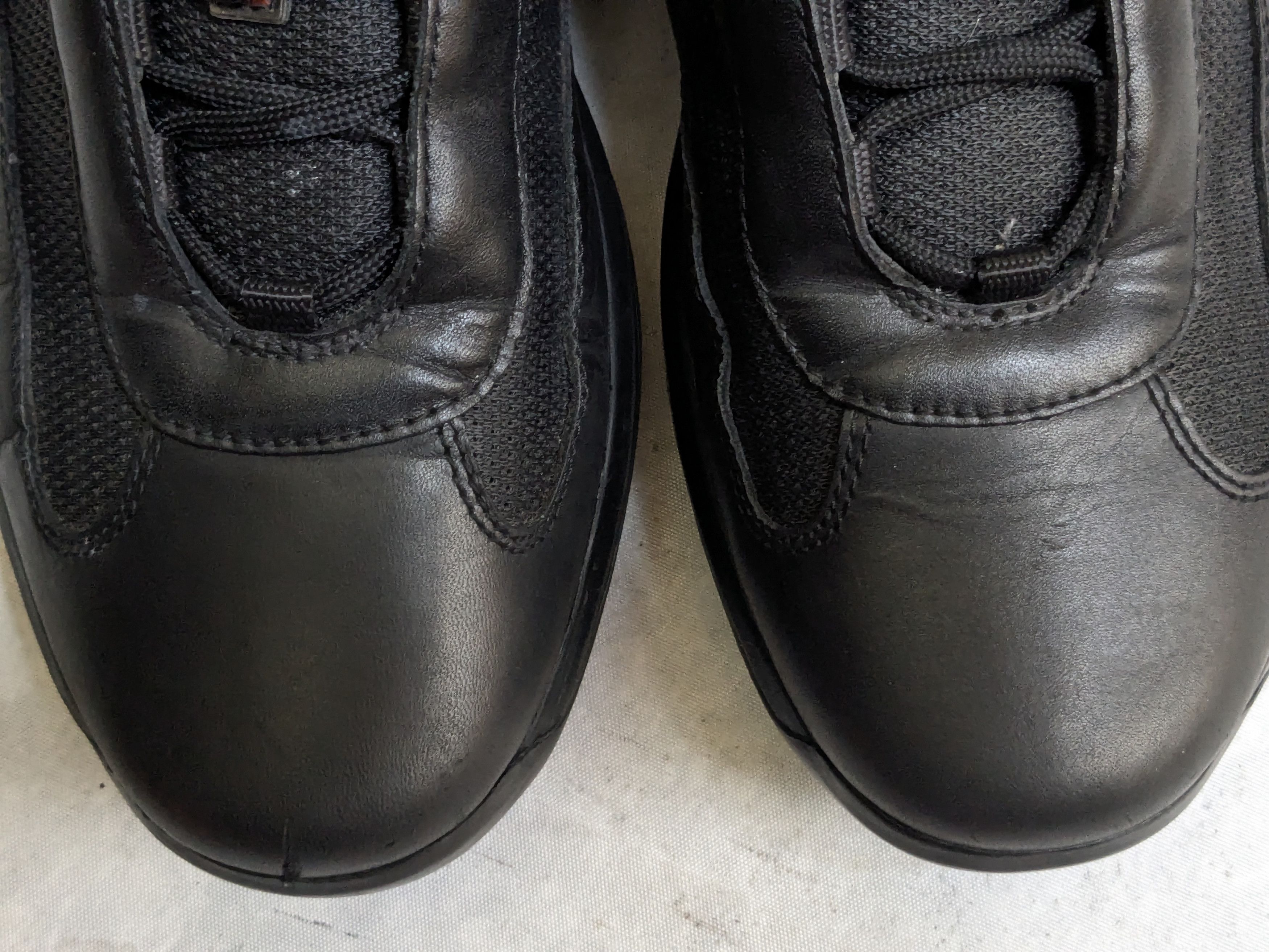 Prada Prada America's Cup Sneakers Black 9 Low Tops Leather Red Size US 9 / EU 42 - 4 Thumbnail