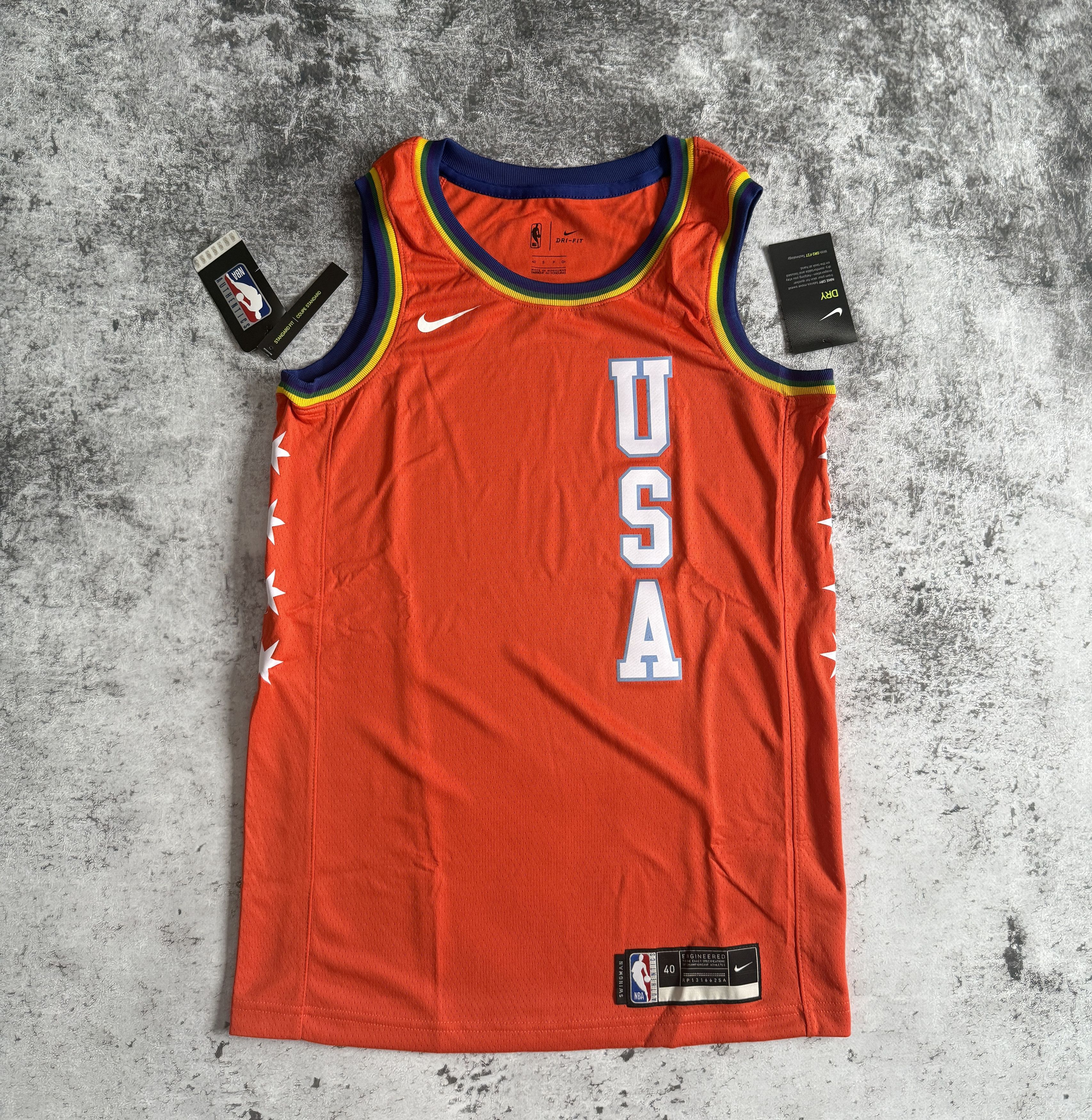 Nike USA Rising Stars All Star Swingman NIKE Jersey CU9078-891 S Size US S / EU 44-46 / 1 - 1 Thumbnail
