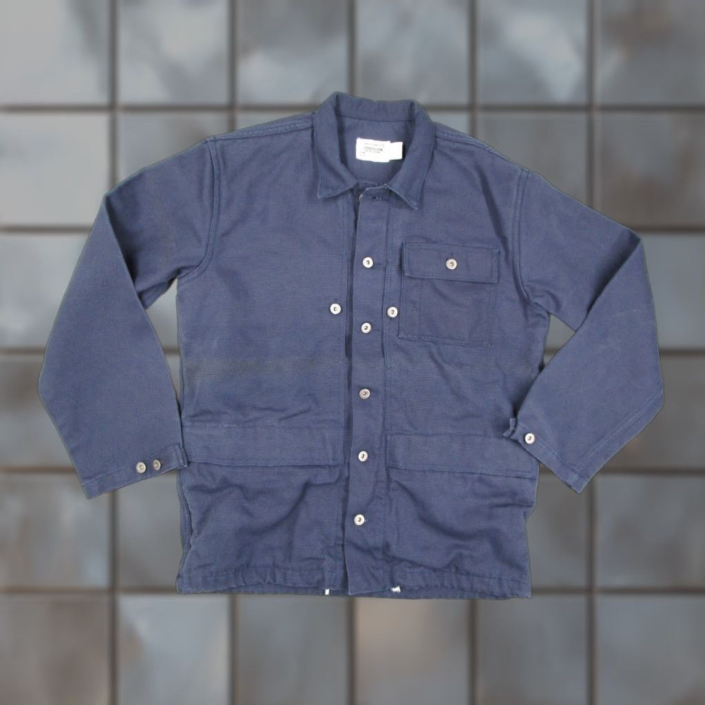 Tenderloin VINTAGE Tenderloin Jacket Mens Large Blue Chore Workwear Military Made in USA Size US M / EU 48-50 / 2 - 1 Thumbnail