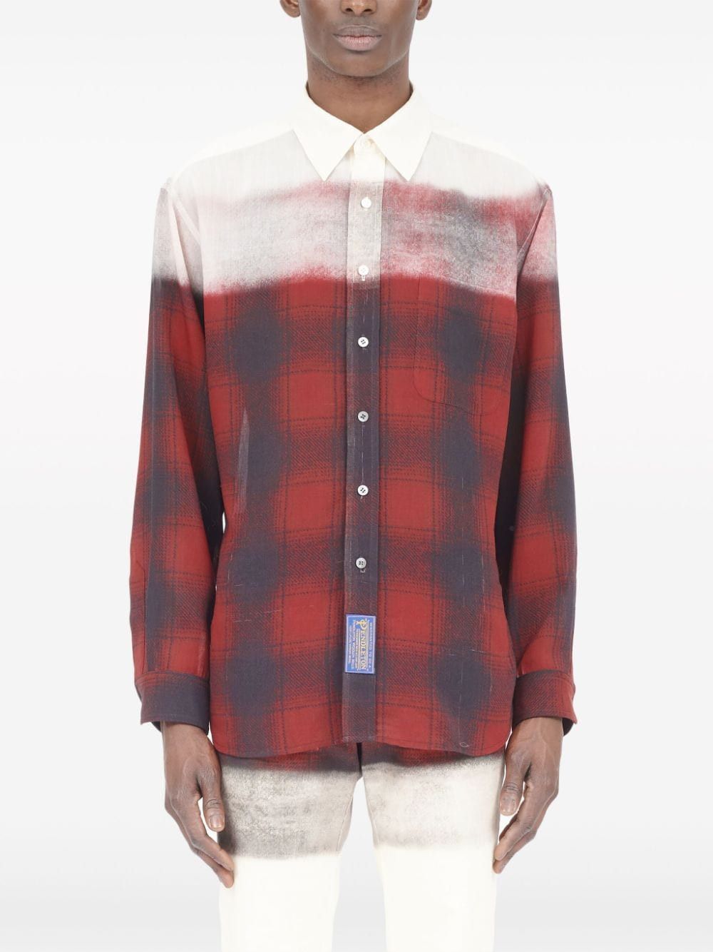Maison Margiela o1mris0824 Checked Shirt in Red Size US M / EU 48-50 / 2 - 5 Thumbnail