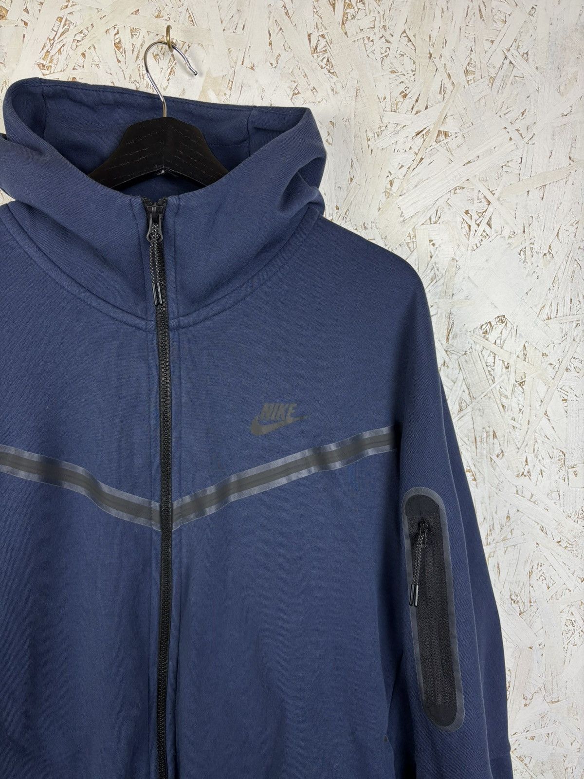 Nike Nike Tech Fleece Full Zip Hoodie Midnight Navy S21 Size L Size US L / EU 52-54 / 3 - 2 Thumbnail