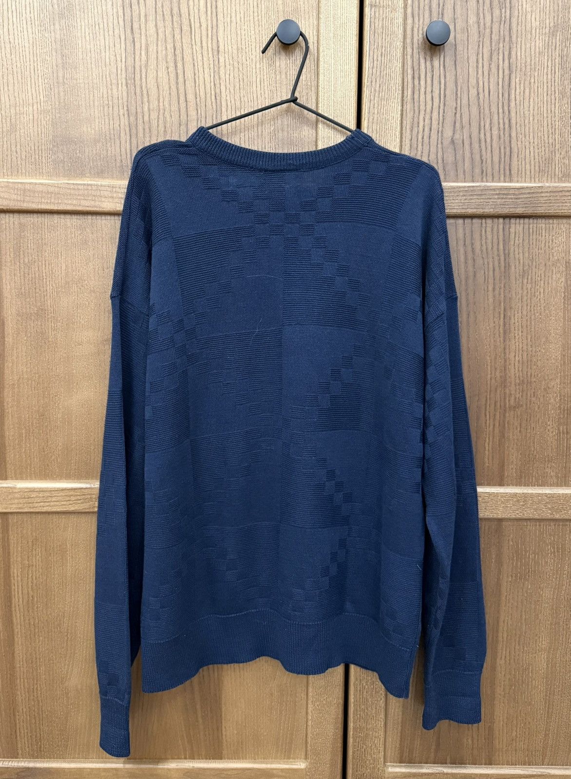 Lacoste Vintage Lacoste Navy Blue Knit Sweater Mens Size L Size US L / EU 52-54 / 3 - 9 Thumbnail