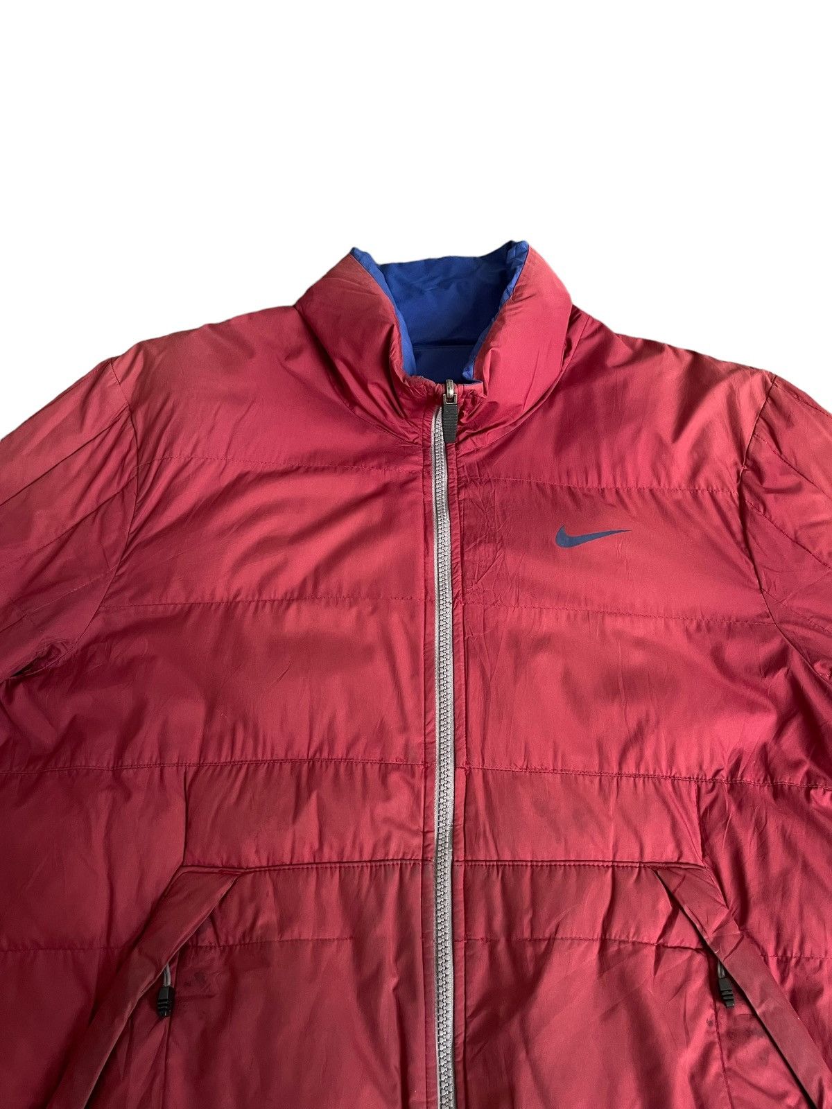 Hypebeast Vintage Y2K Nike Streetwear Reversible Light Puffer Jacket Size US M / EU 48-50 / 2 - 4 Thumbnail