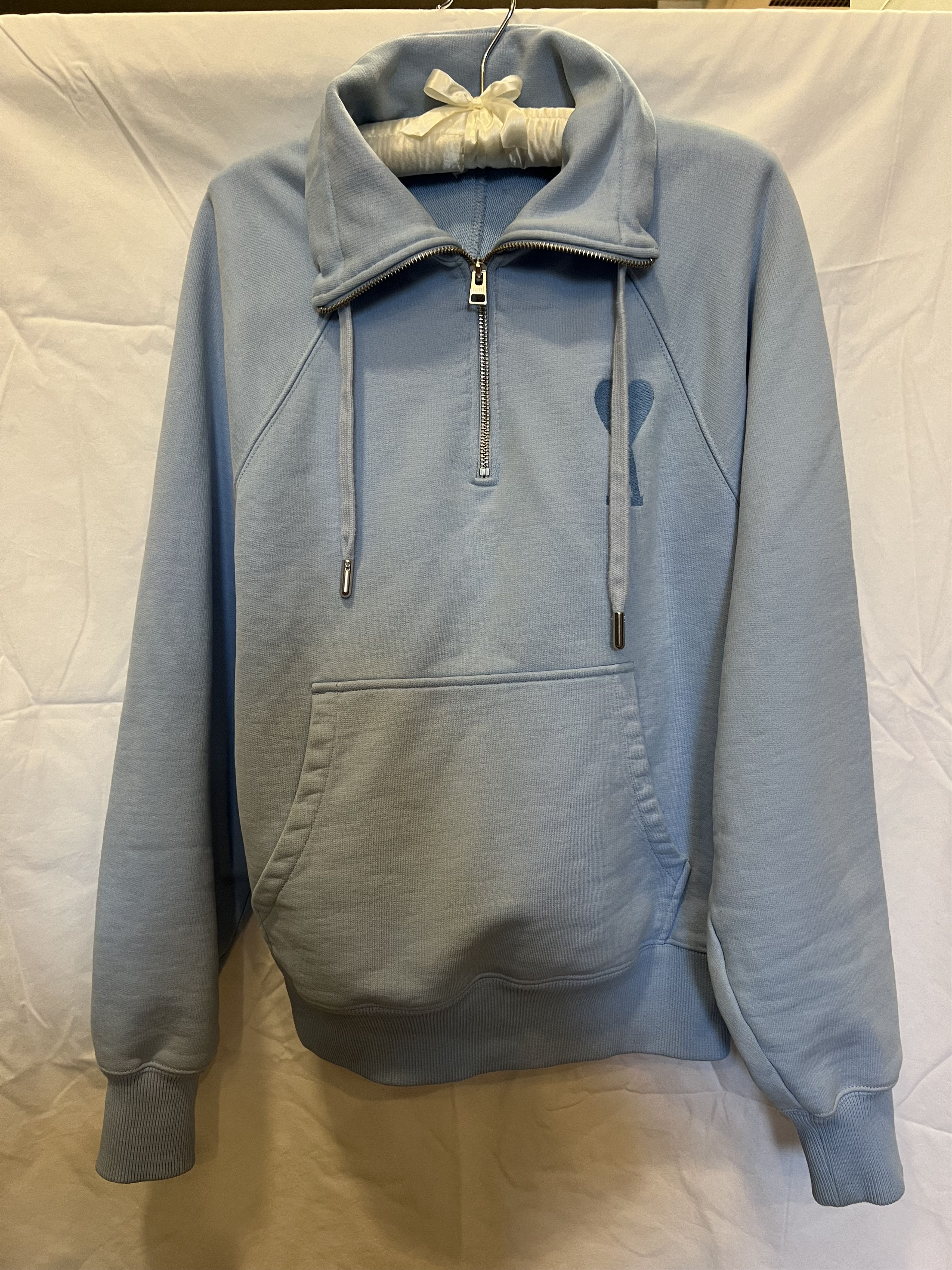AMI Blue Ami De Cœur Sweatshirt Size US S / EU 44-46 / 1 - 1 Thumbnail