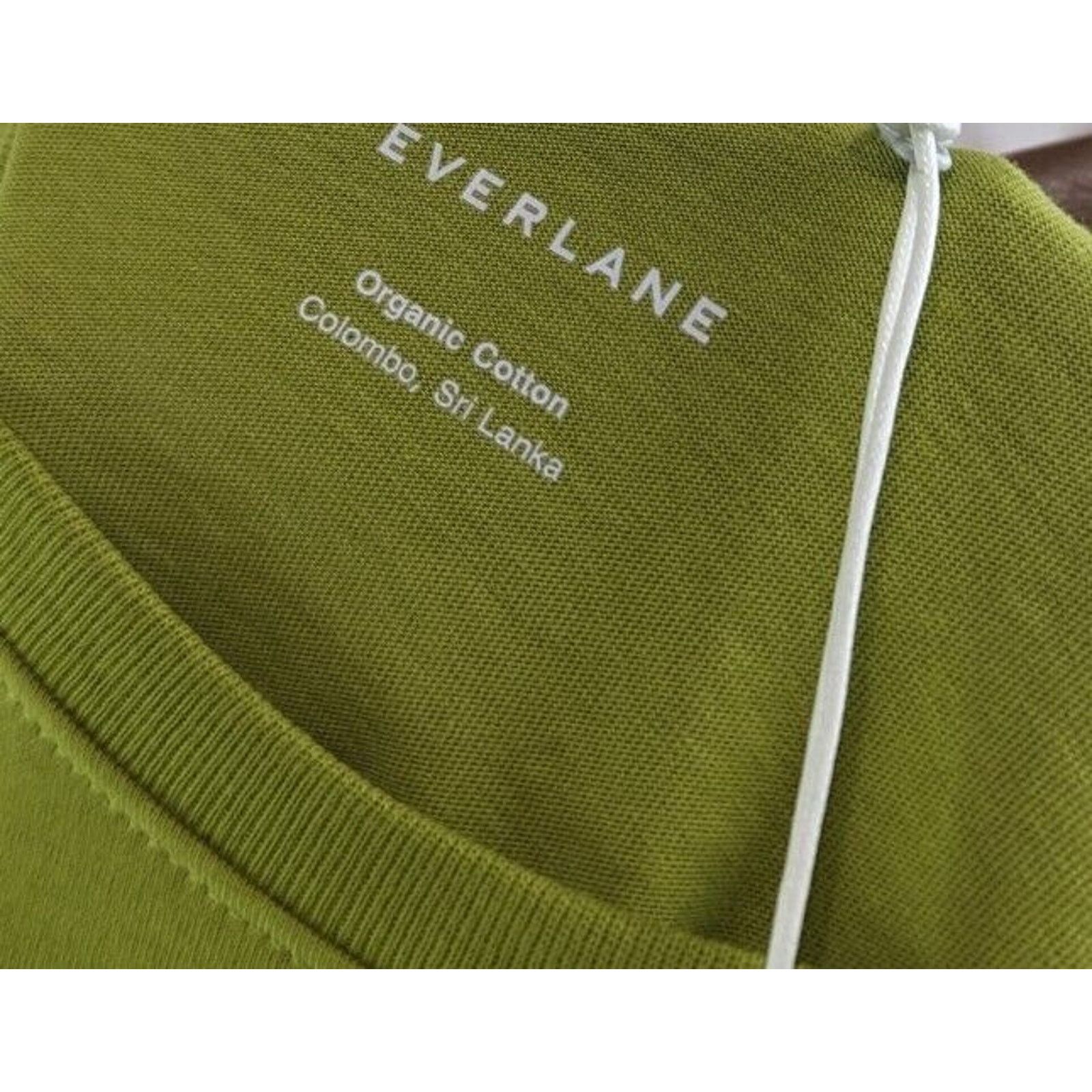 Everlane Everlane T Shirt Women Small Green Crew Neck Box Cut Tee Size S / US 4 / IT 40 - 3 Thumbnail