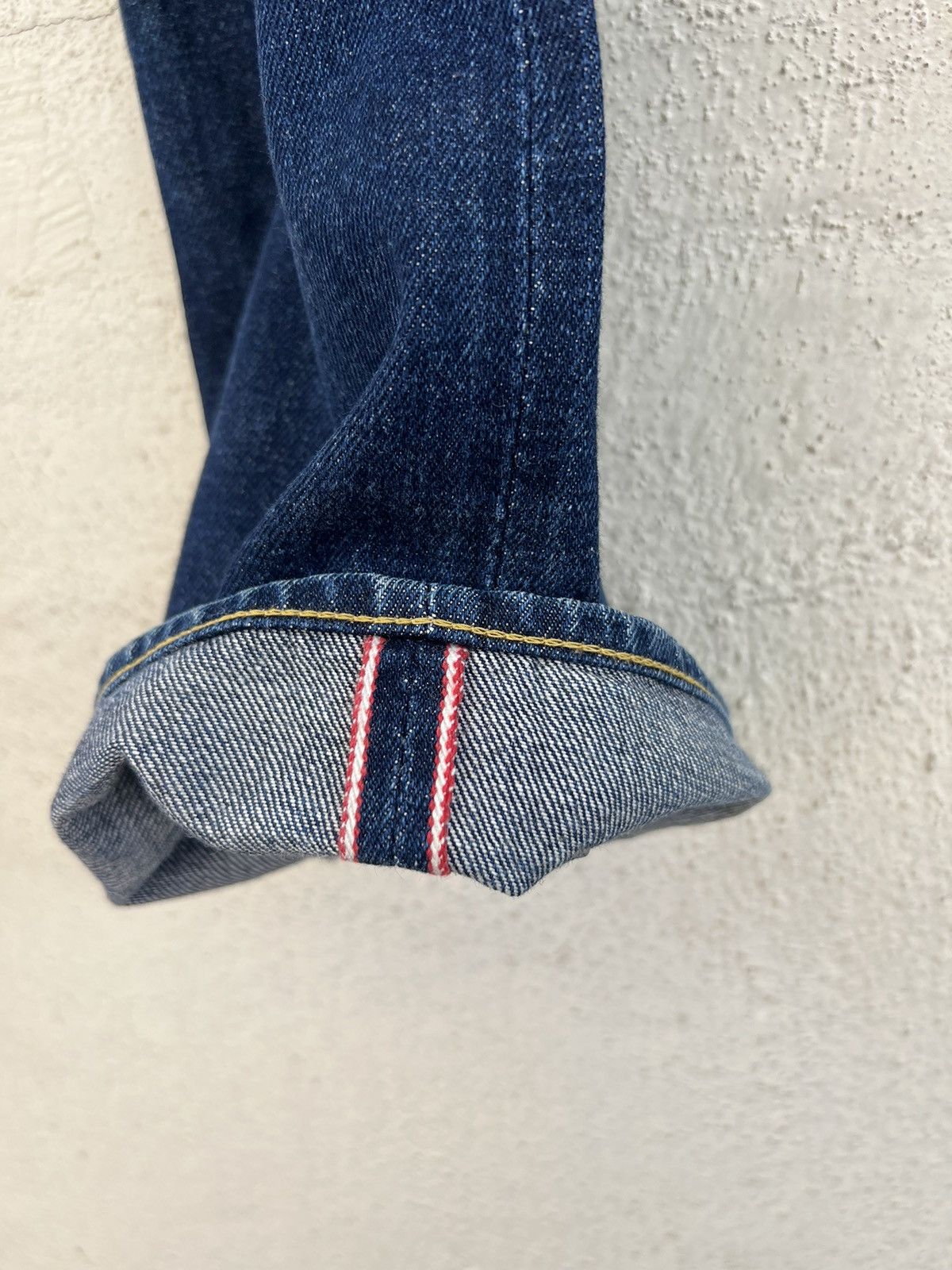 Vintage Vintage AKATSUKI Japan Faded Blue Denim Selvedge Jeans Size US 30 / EU 46 - 14 Thumbnail