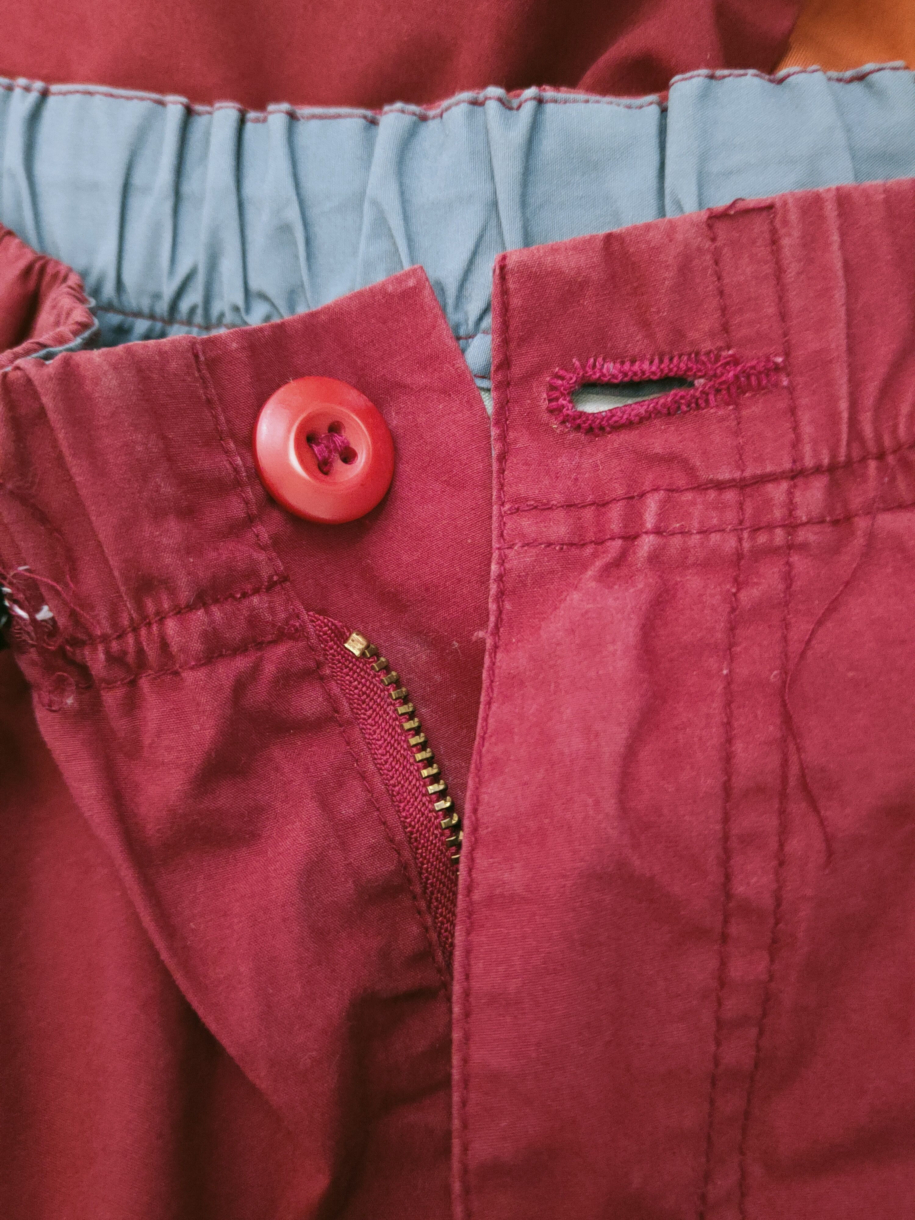 Japanese Brand Piko Red Multipocket sportwear surf Sweatpants #W391 Size US 31 - 18 Thumbnail