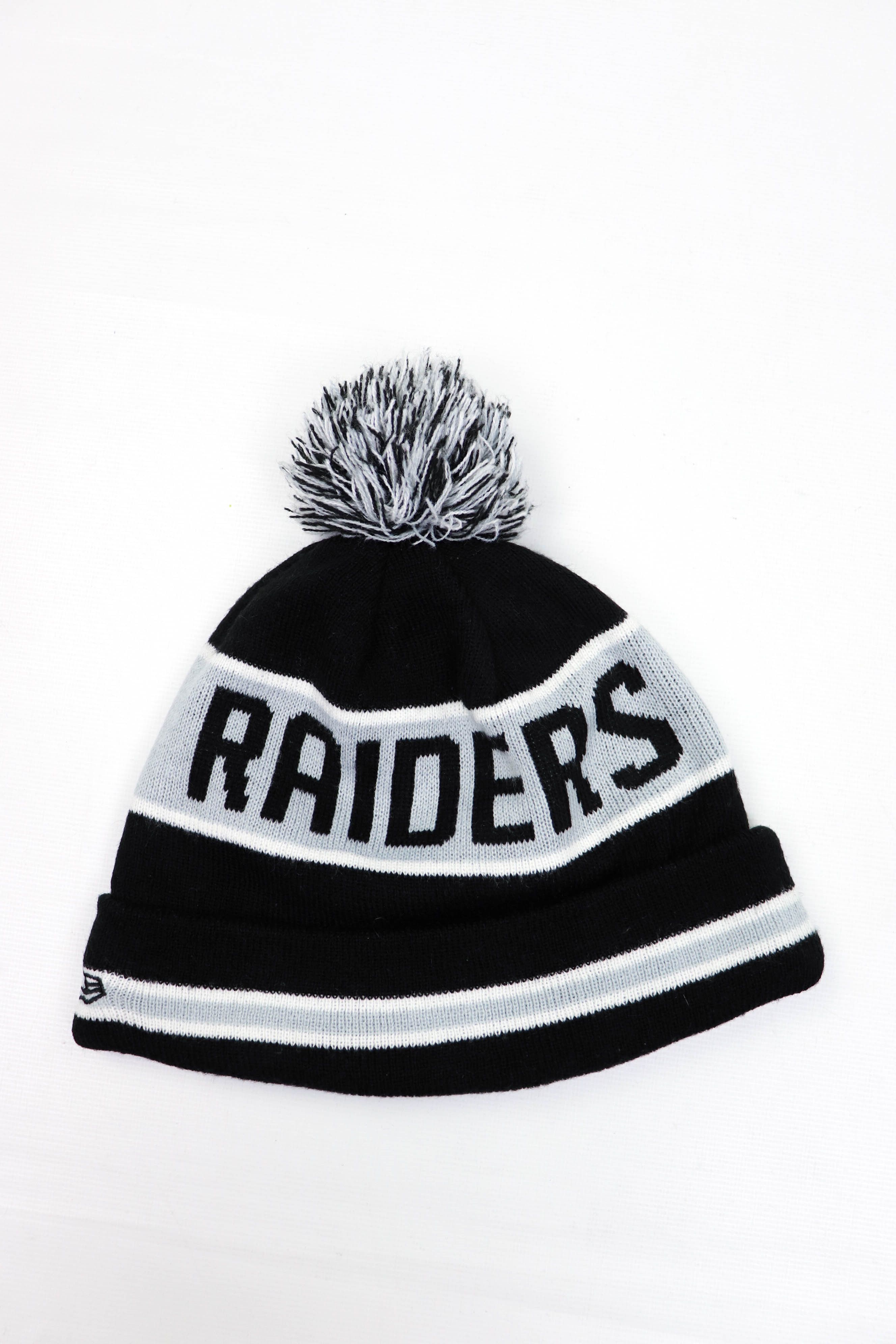 NFL New Era Oakland Raiders NFL Vintage Striped Beanie Hat Size ONE SIZE - 7 Thumbnail