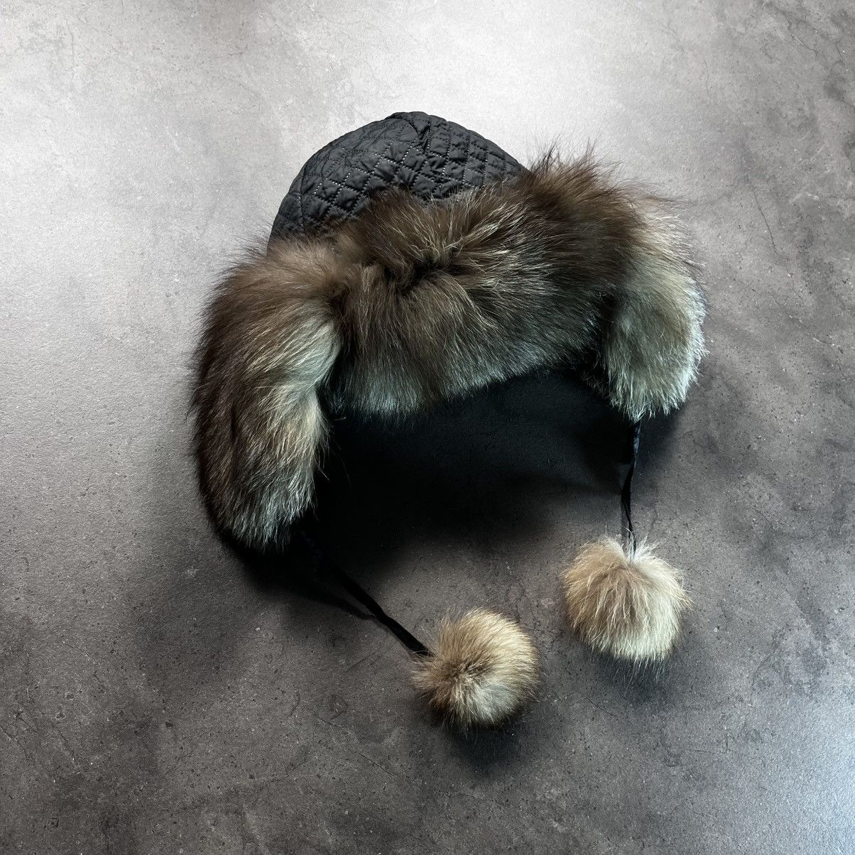 Japanese Brand Vintage Y2K Fuzzy mohair Japanese Ushanka Hat Russian Girl Size ONE SIZE - 2 Thumbnail