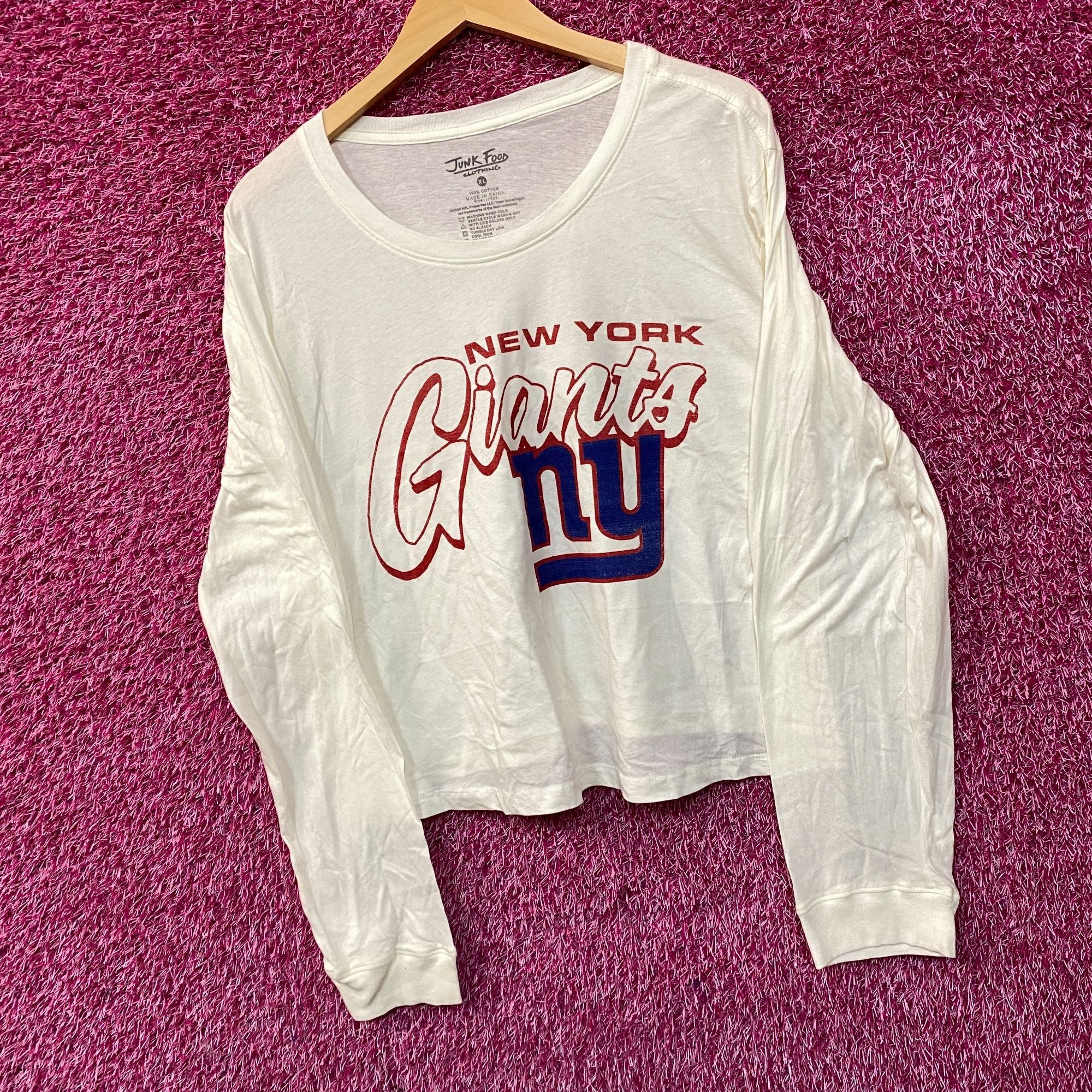 Junk Food Junk Food Clothing New York Giants Touchdown Long Sleeve Cro Size XL / US 12-14 / IT 48-50 - 3 Thumbnail