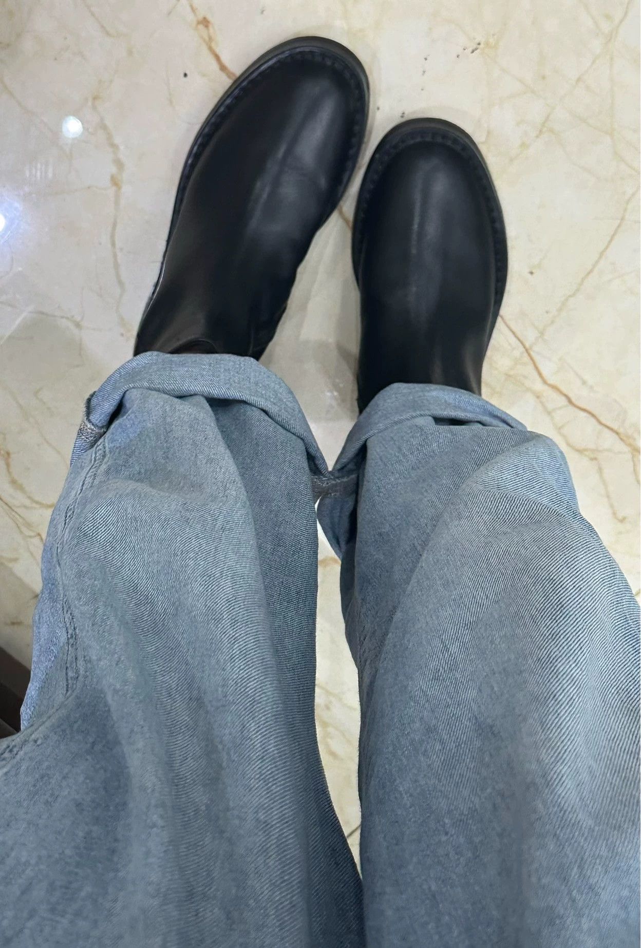 Ann Demeulemeester Ann Demeulemeester short boots 38 slim leather 9/10 Size US 7.5 / IT 37.5 - 7 Thumbnail
