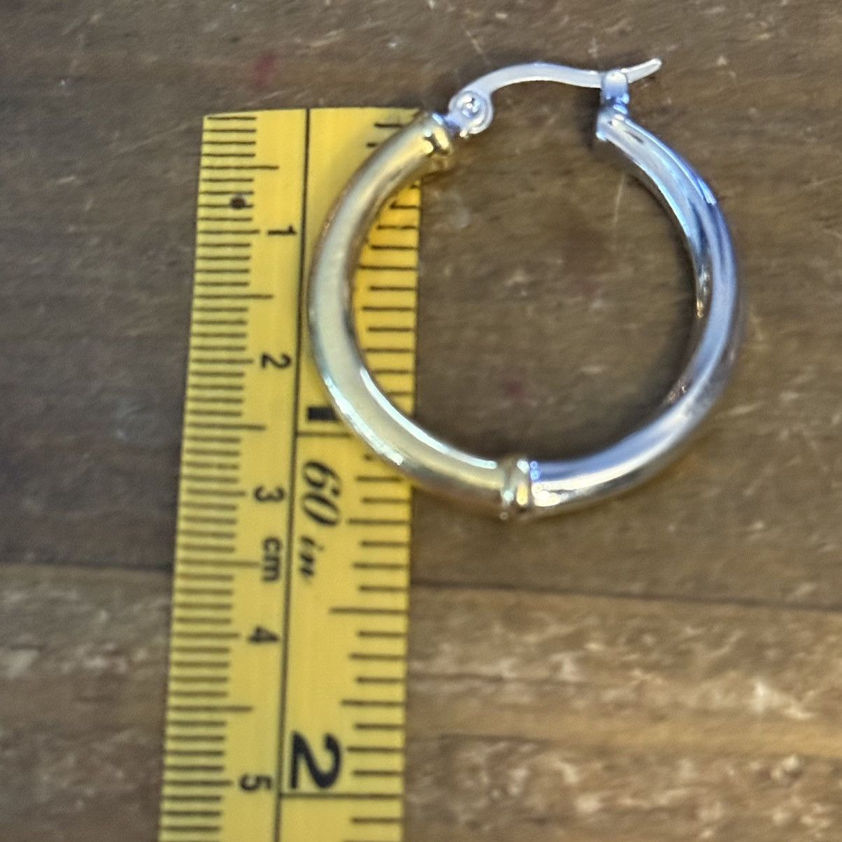 Other Two tone hoop earrings Size ONE SIZE - 2 Thumbnail