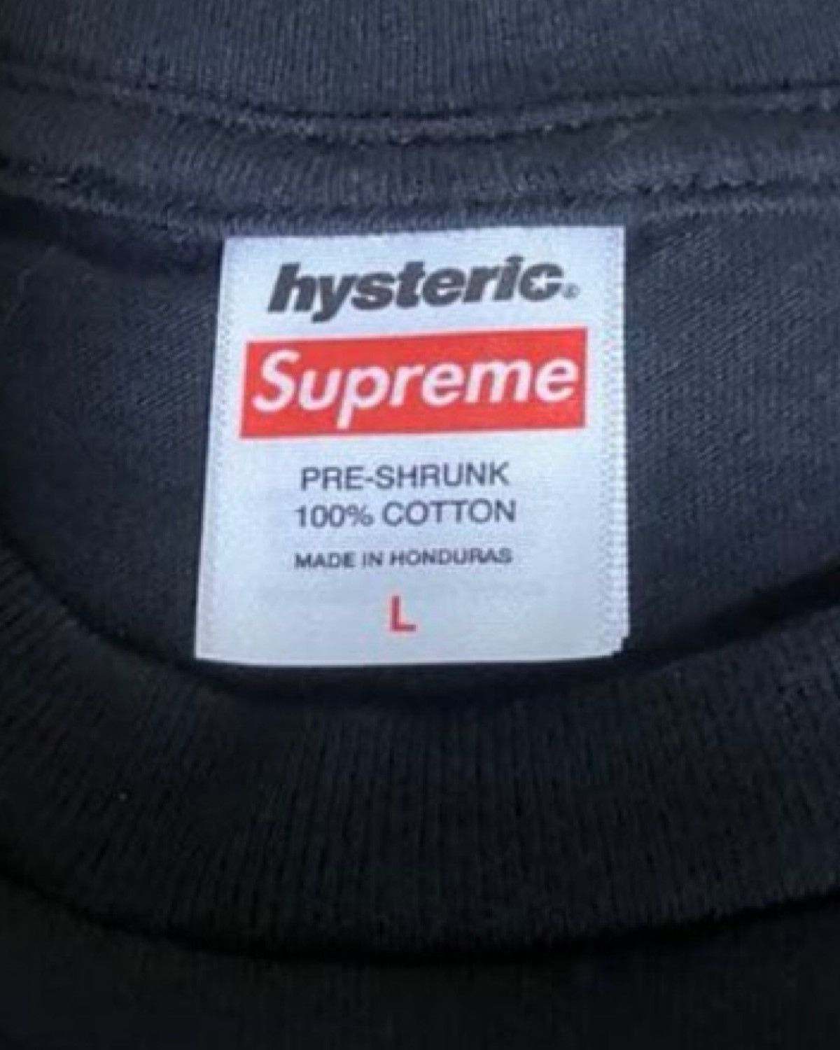 Hysteric Glamour × Supreme Fuck Topless T-Shirt Size US L / EU 52-54 / 3 - 2 Thumbnail
