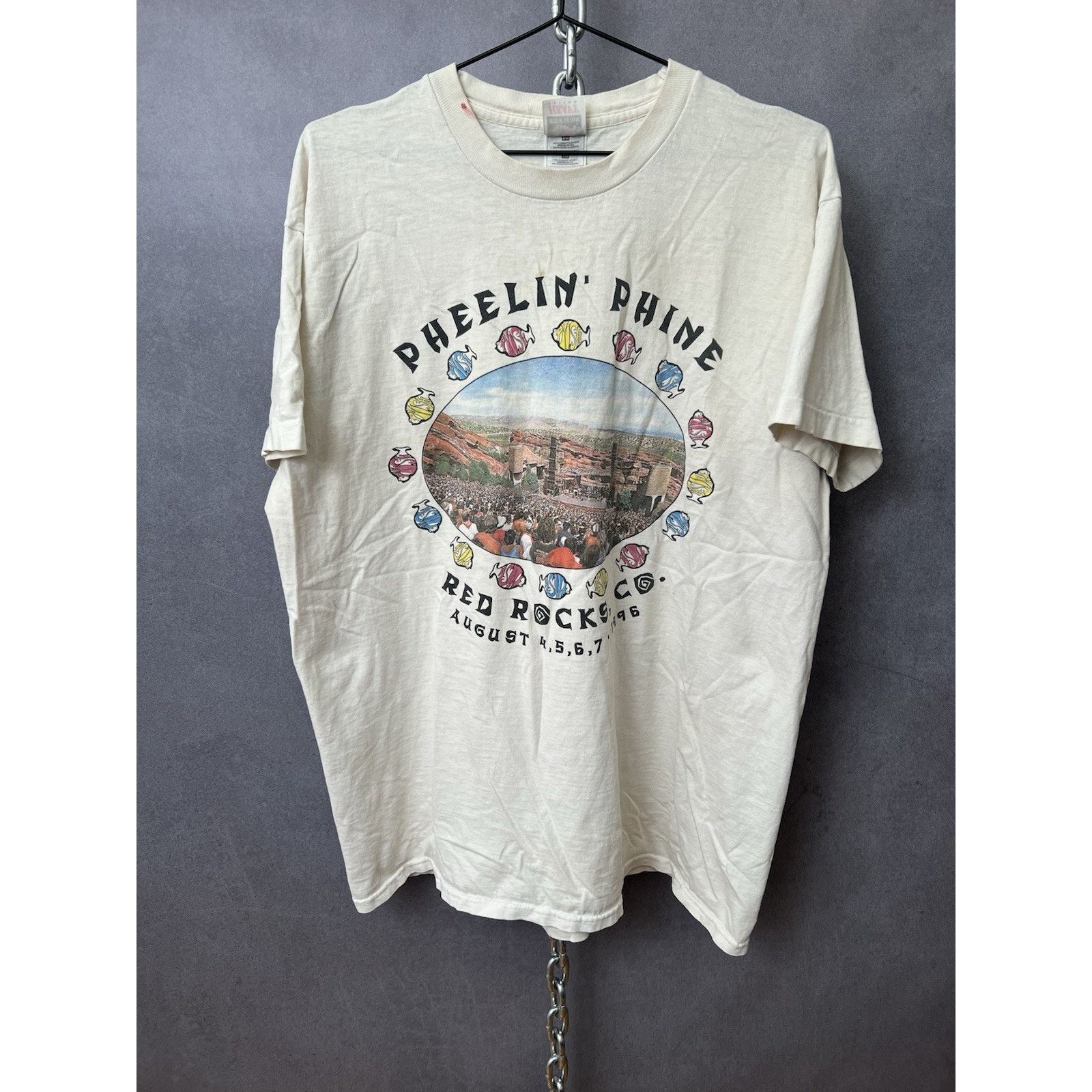 Band Tees × Vintage Vintage 1996 Phish Tour t-shirt Rare Vintage Pheelin XL Size US XL / EU 56 / 4 - 1 Thumbnail
