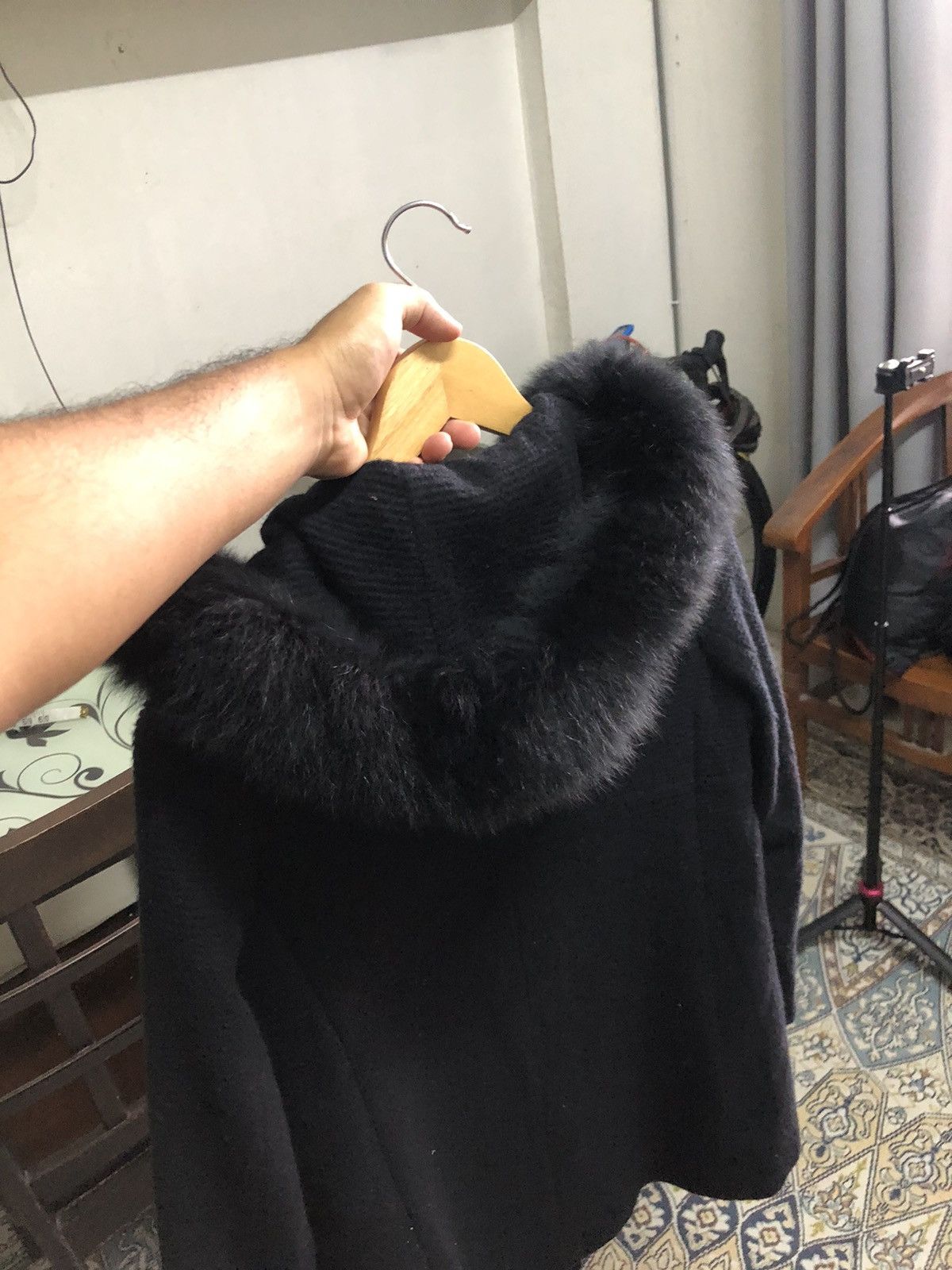 Yohji Yamamoto Ined by Yohji Yamamoto Wool Blend Winter Duffle Coat Hoodie Size M / US 6-8 / IT 42-44 - 16 Thumbnail