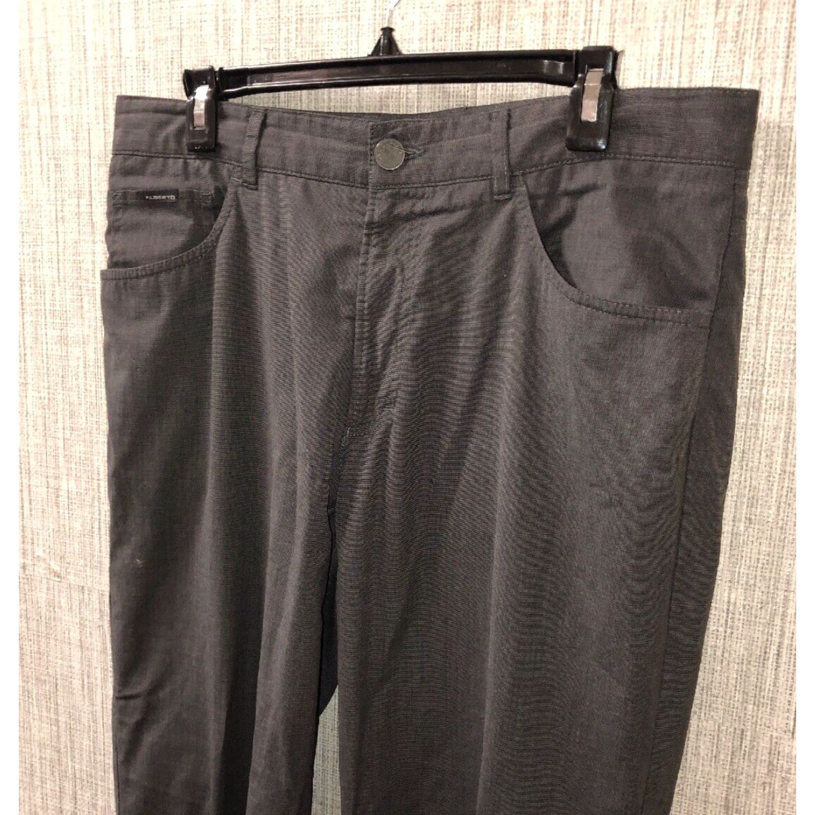 Vintage ALBERTO Comfort Fit Casual Pants Size 50 (34x30) - Gray - Men's Size US 34 / EU 50 - 2 Thumbnail
