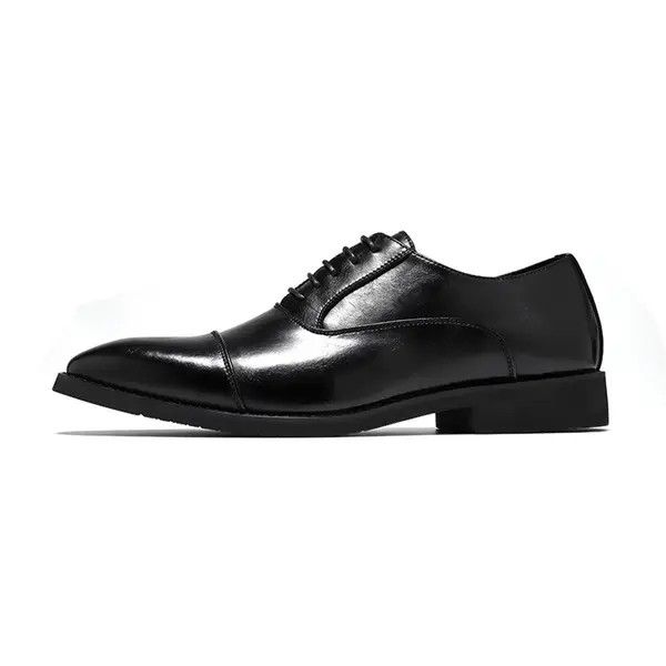 Leather Masumizu x Fuka Stylish Black Dress Shoes for Men Size US 10 / EU 43 - 6 Thumbnail