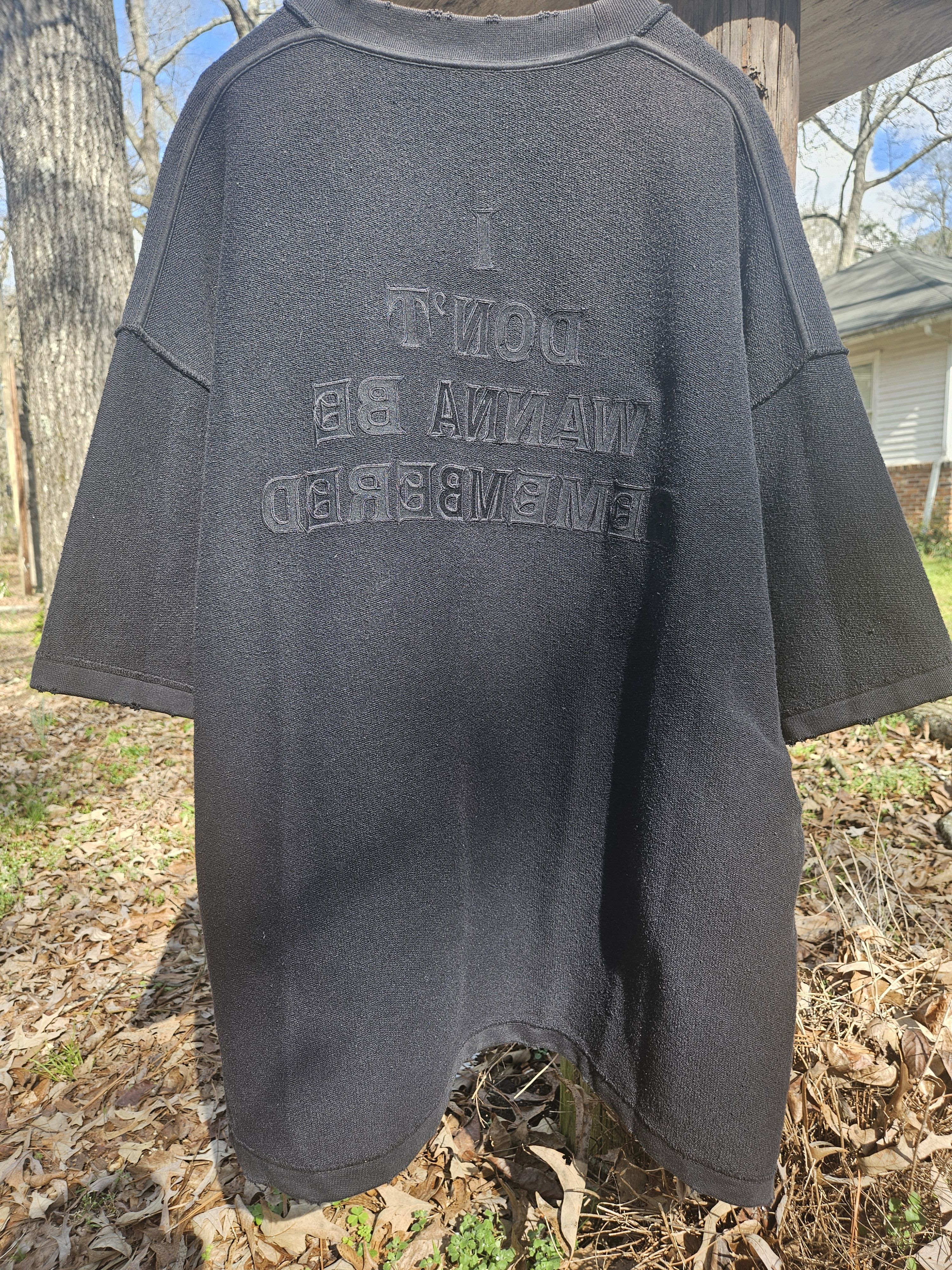 Vetements Dirty Black Anti War Unknown Reversible Mega Knit Shirt Size US S / EU 44-46 / 1 - 10 Thumbnail