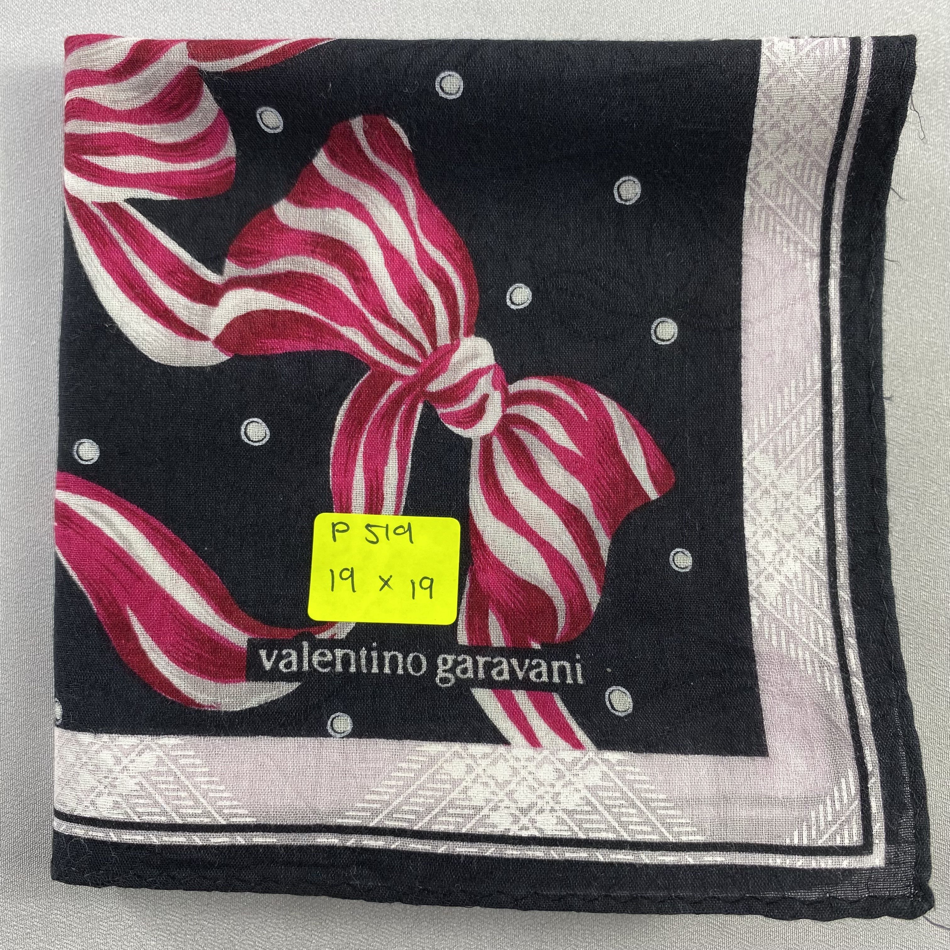 Valentino × Vintage Valentino Garavani Bandana/ Handkerchief / Neckerchief-P519 Size ONE SIZE - 5 Thumbnail