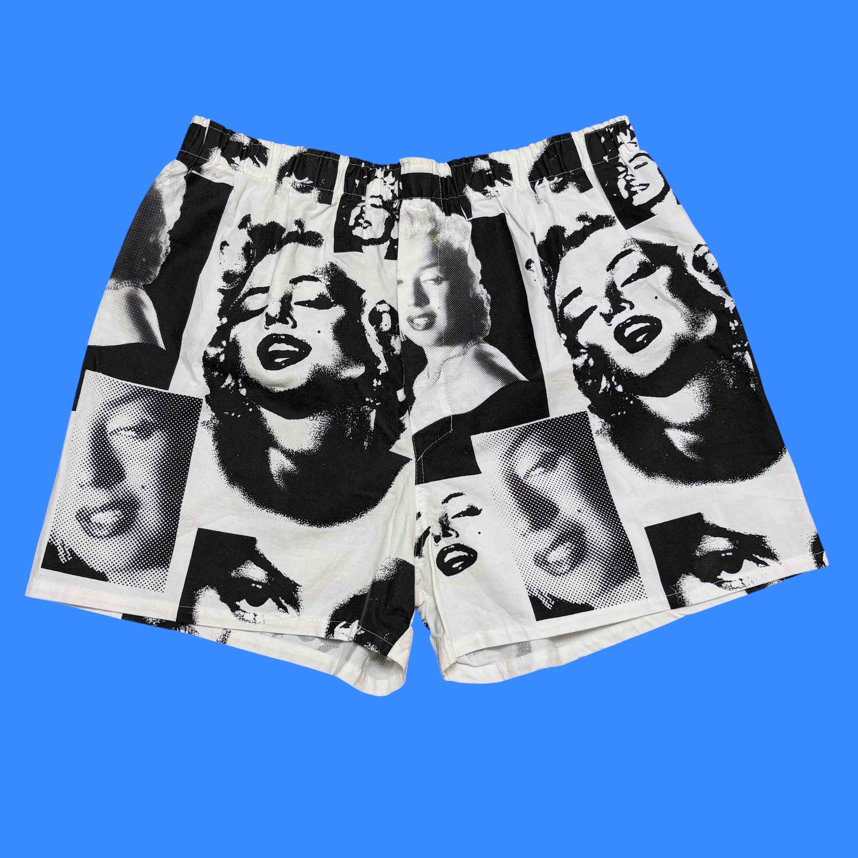 Vintage Vintage 1991 Marilyn Monroe All Over Print Boxer Shirts Size 36 - 1 Thumbnail