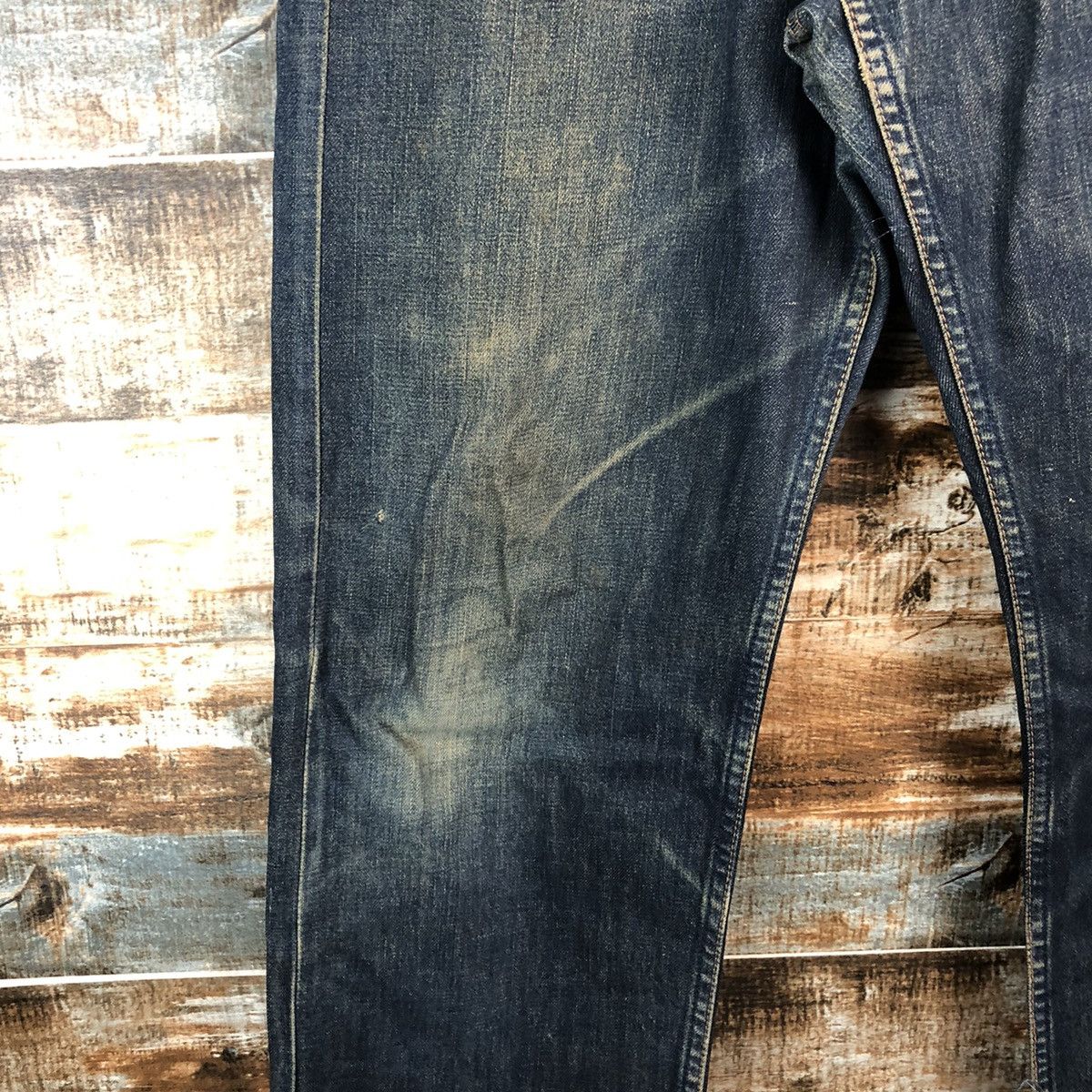 Levi's Levis 503 Blue selvedge vintage Denim Pants #A2617 Size US 33 - 6 Thumbnail