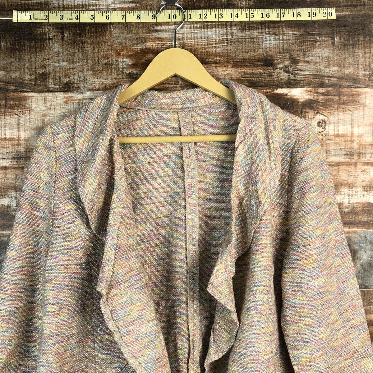 Japanese Brand Christian Aujard Liberte Pink Cardigan Knitwear #A2316 Size M / US 6-8 / IT 42-44 - 4 Thumbnail