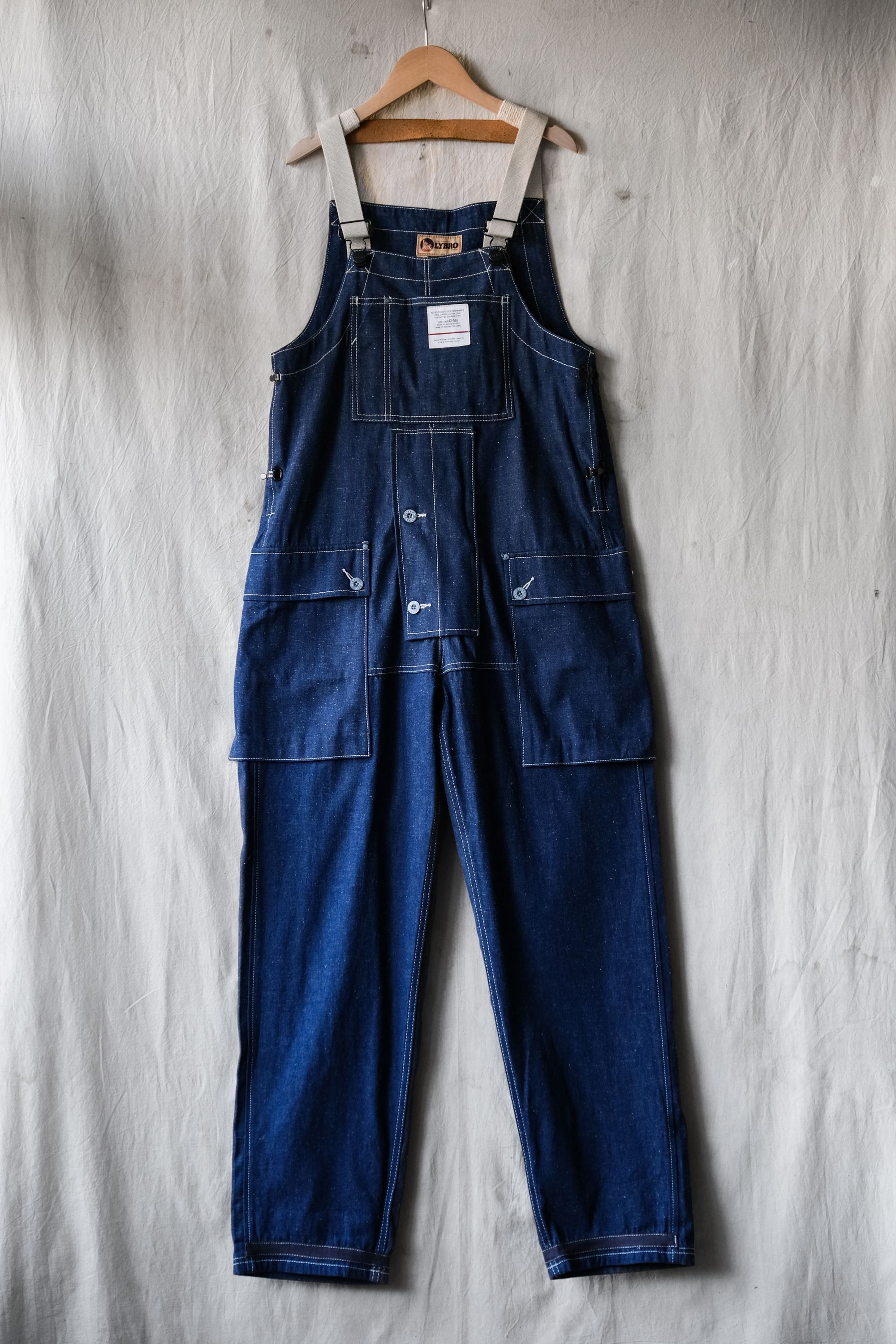 Nigel Cabourn NIGEL CABOURN LYBRO Denim Naval Dungaree Overalls | Grailed