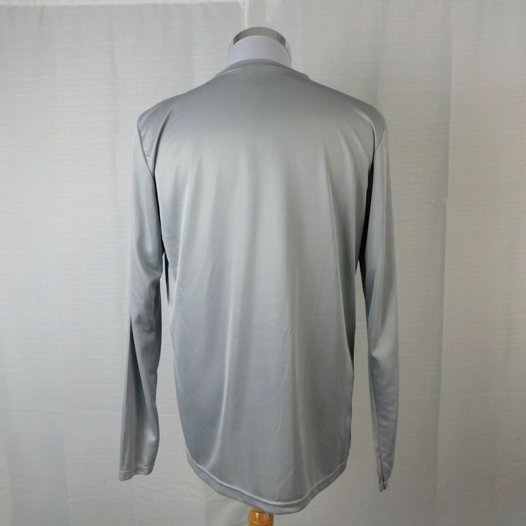 Vintage Zone Pro Sport T-Shirt Long Sleeve Crew Neck Gray Adult 2XL Size US XXL / EU 58 / 5 - 2 Thumbnail