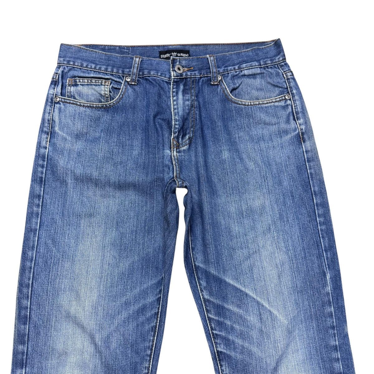 Stussy Vintage Stussy Classic Distressed Denim Jeans Size US 32 / EU 48 - 4 Thumbnail
