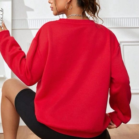 Other Slogan Graphic Drop Shoulder Sweatshirt Size L / US 10 / IT 46 - 3 Thumbnail