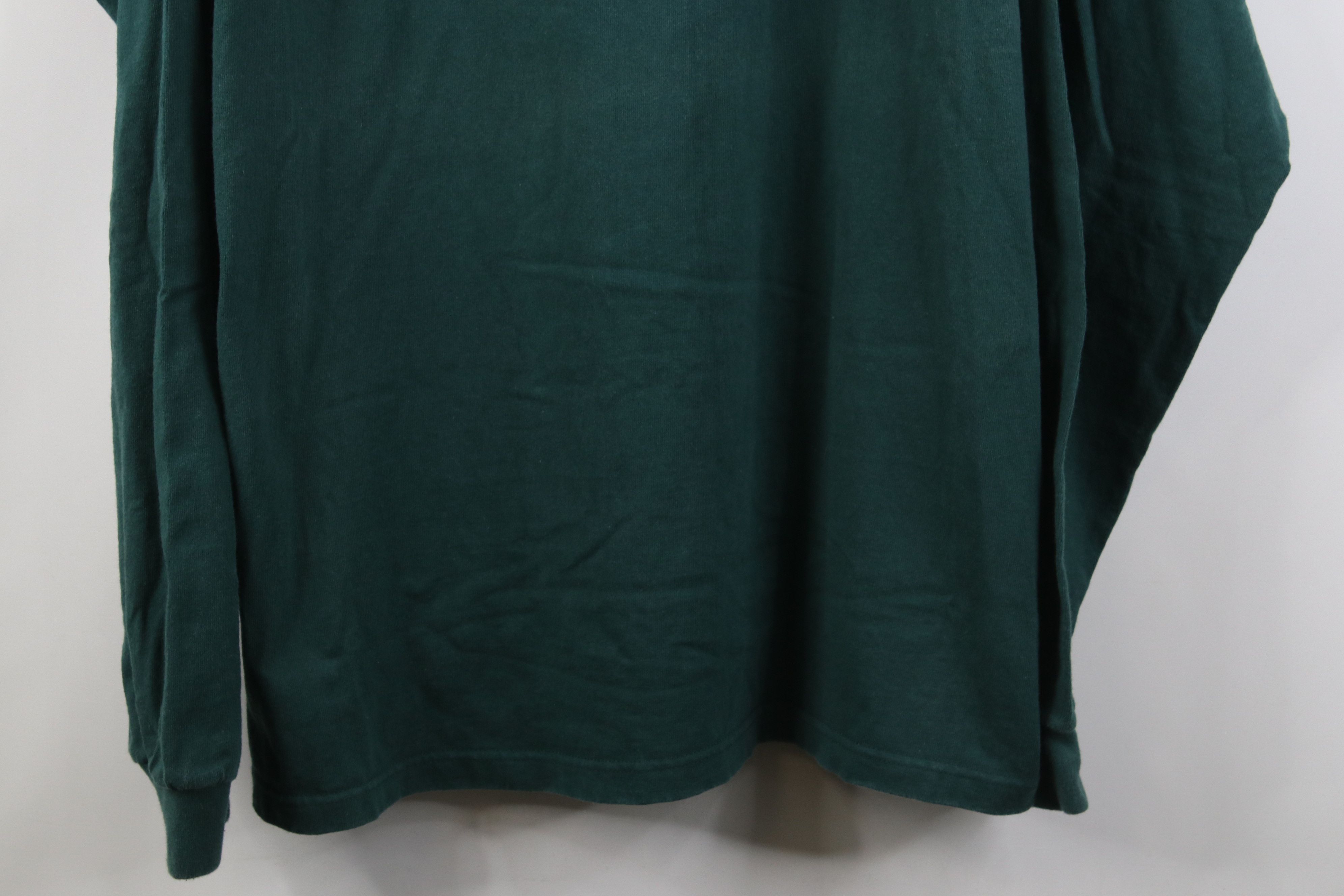 Nike Vintage 90s Nike Mini Swoosh Heavy Long Sleeve T-Shirt USA Size US XXL / EU 58 / 5 - 3 Thumbnail