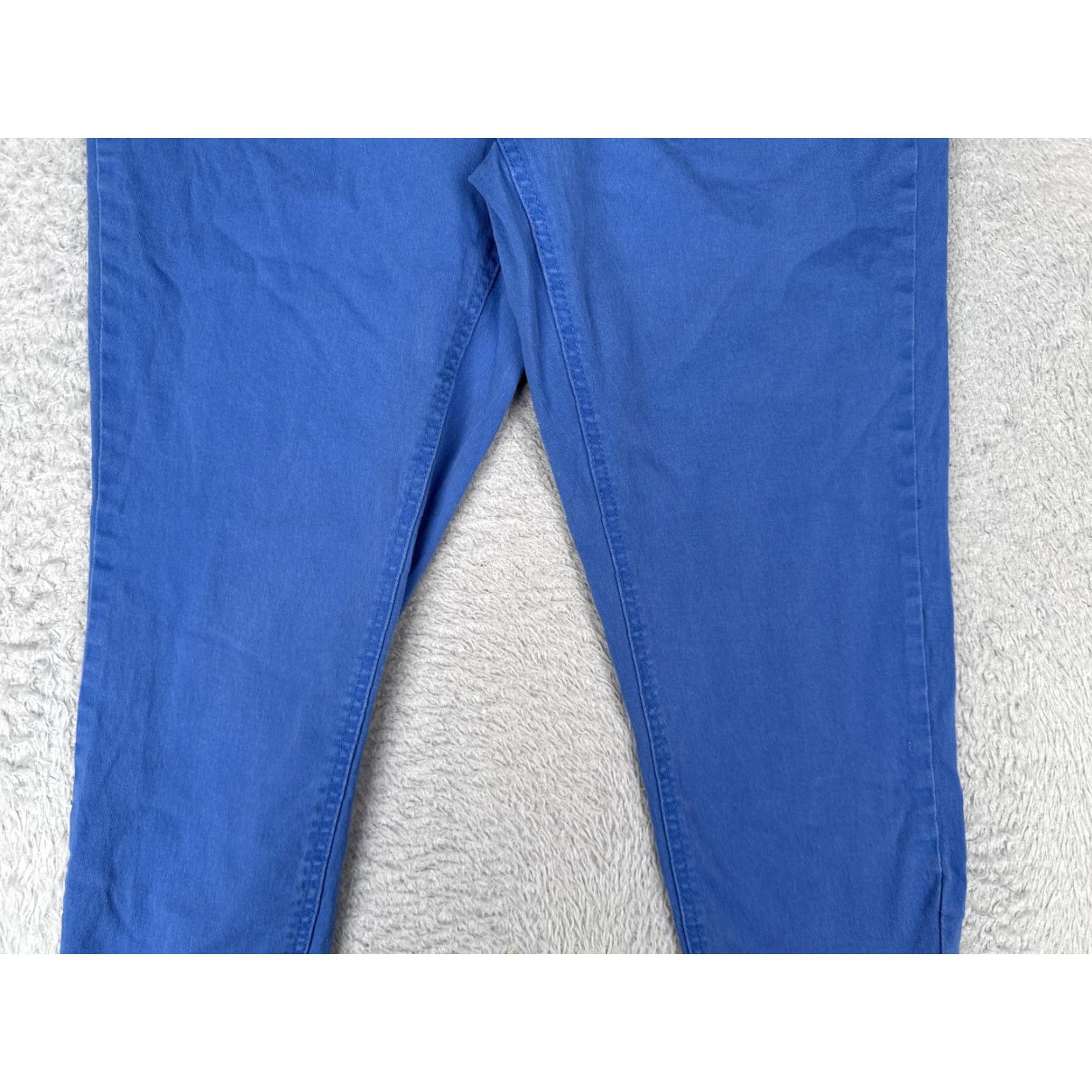 Faded Glory Faded Glory Jeans Womens Size 8 Blink Blue Ankle Zip 5-Pocket Denim Slim Stretch Size 30" / US 8 / IT 44 - 3 Thumbnail