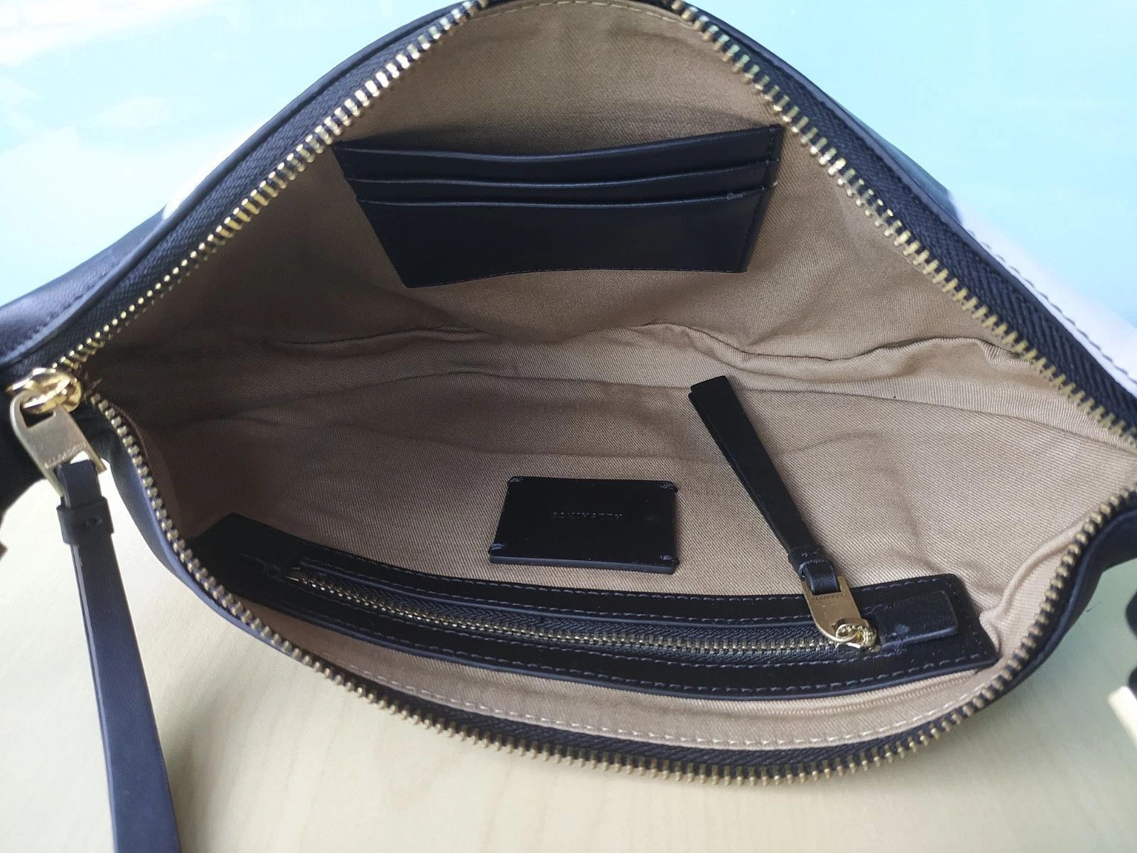 Allsaints AllSaints Leather Half Moon Crossbody Bag FTP / 8017 Size ONE SIZE - 10 Thumbnail