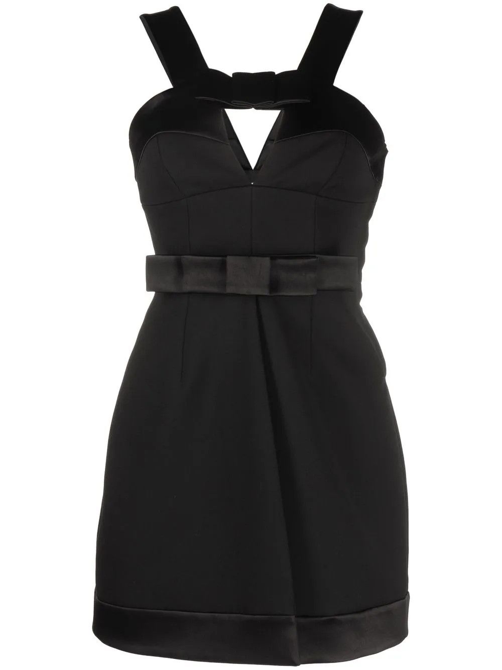 Jil Sander o1y0925 Sleeveless Mini Dress in Black Size S / US 4 / IT 40 - 1 Thumbnail