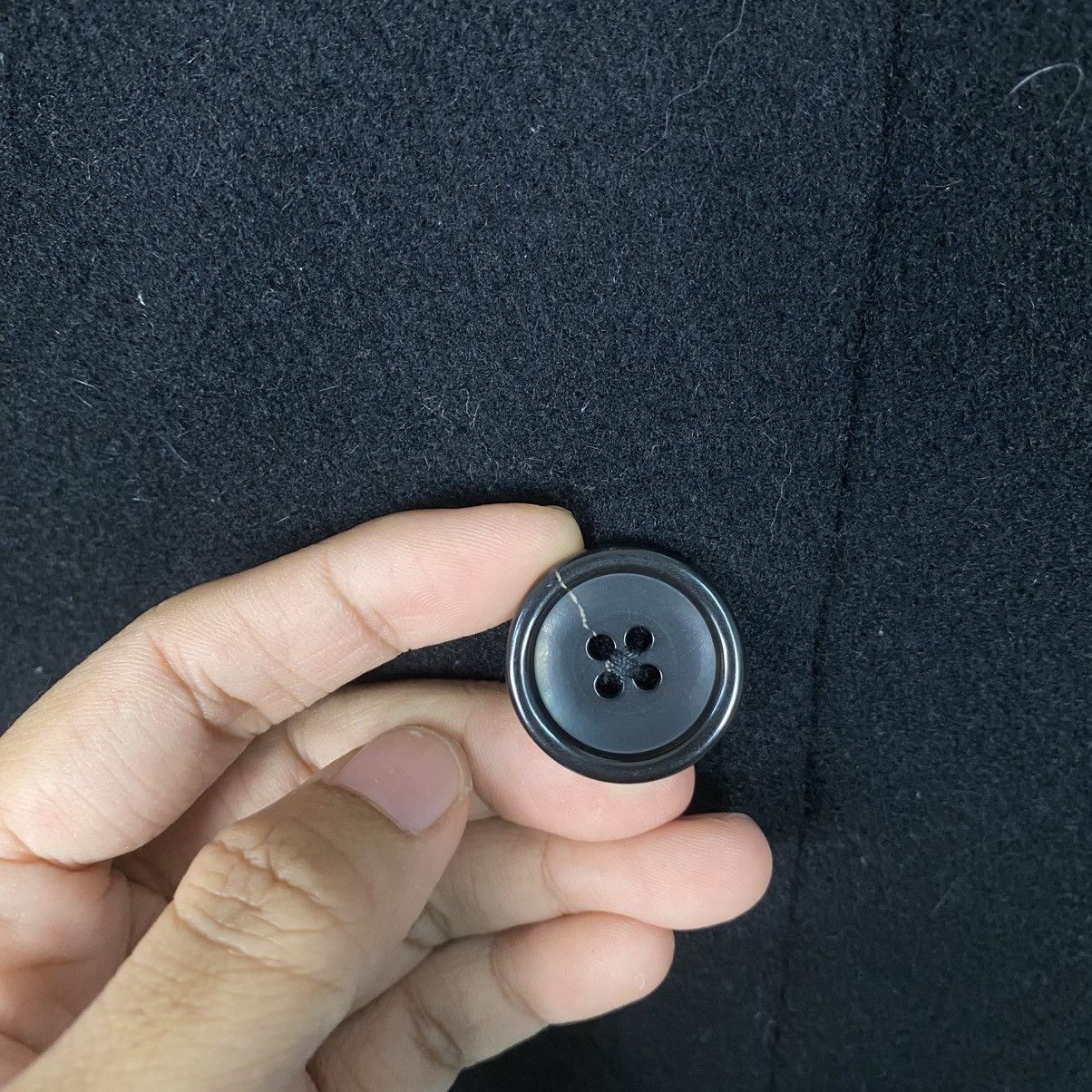 5351 POUR LES HOMMES × Japanese Brand 5351 Homme double breasted wool long coat Size US M / EU 48-50 / 2 - 14 Thumbnail