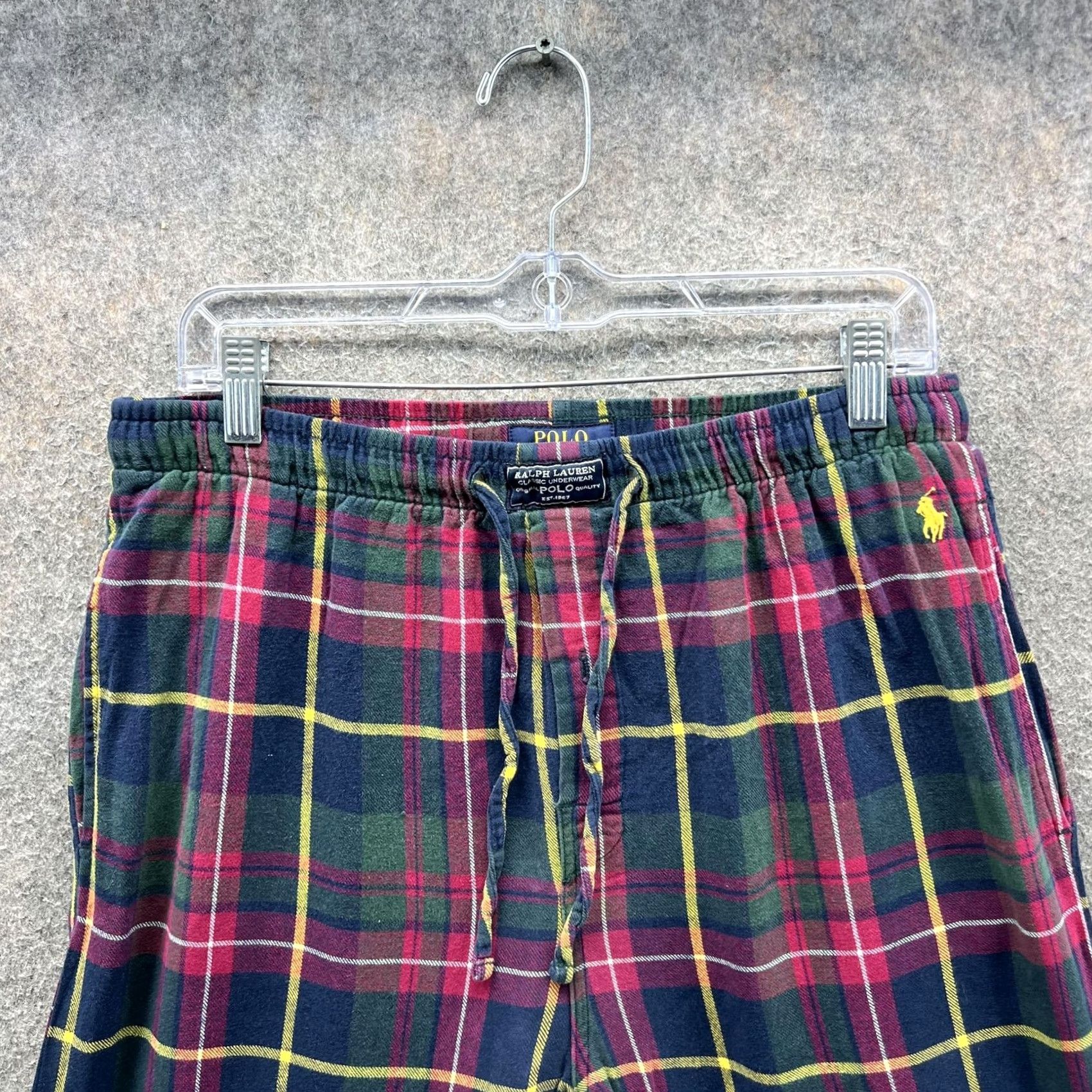 Polo Ralph Lauren Polo Ralph Lauren Pajama Pants Mens Medium Flannel Plaid Pajama Lounge Green Navy Mulitcolor vtg Size US M / EU 48-50 / 2 - 7 Thumbnail