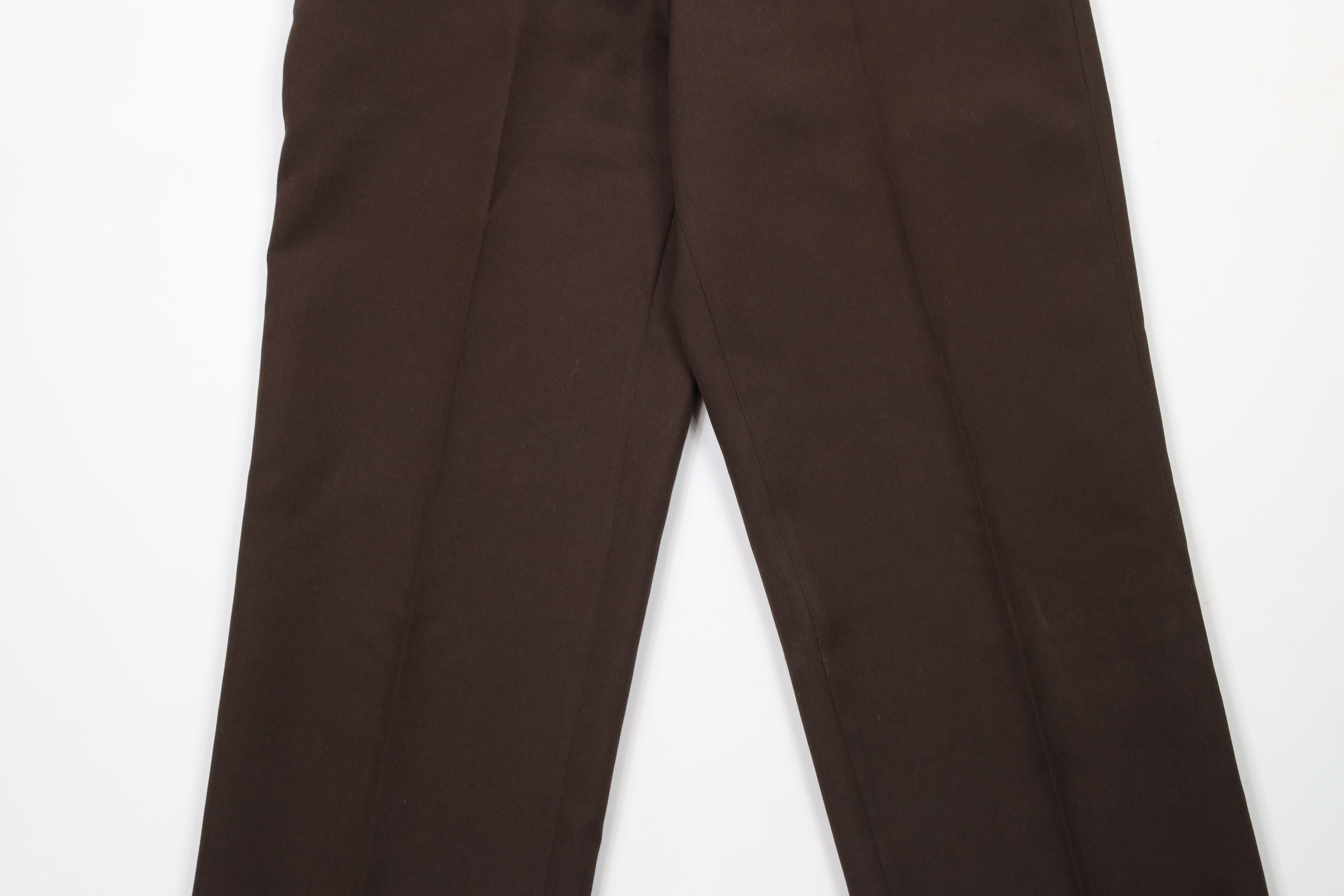 Vintage Vintage 70s Streetwear Wide Leg Chino Pants Brown USA Size US 32 / EU 48 - 3 Thumbnail