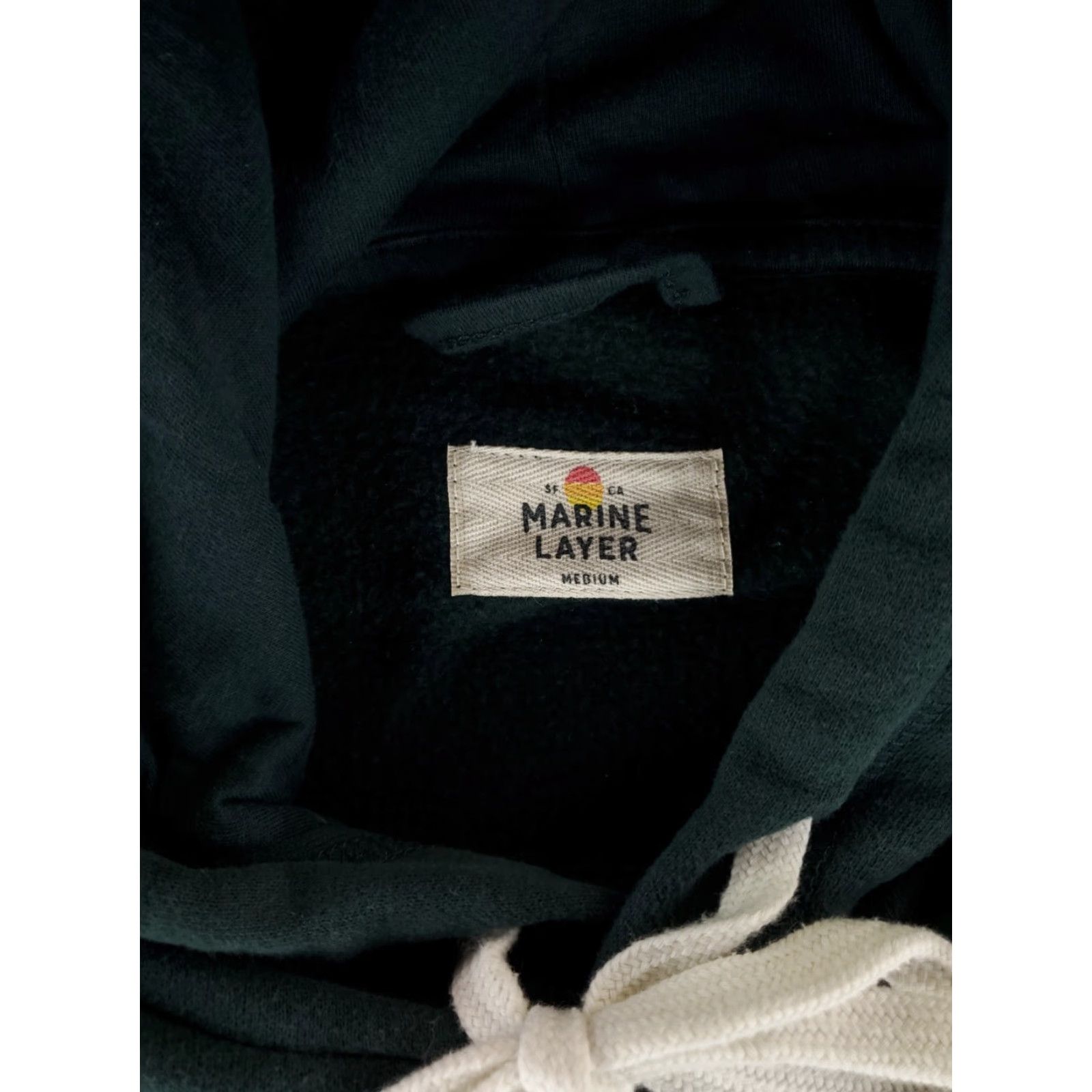 Marine Layer Marine Layer Hoodie Sweatshirt Striped Kangaroo Pocket Blue Green Mens M Size US M / EU 48-50 / 2 - 3 Thumbnail