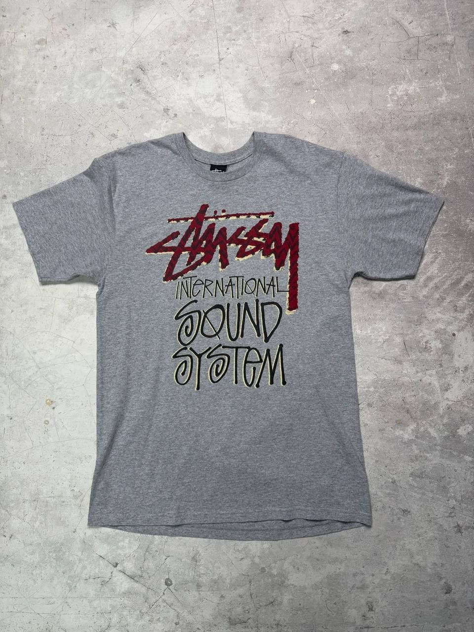 Stussy Stussy gray t-shirt Size US M / EU 48-50 / 2 - 1 Thumbnail
