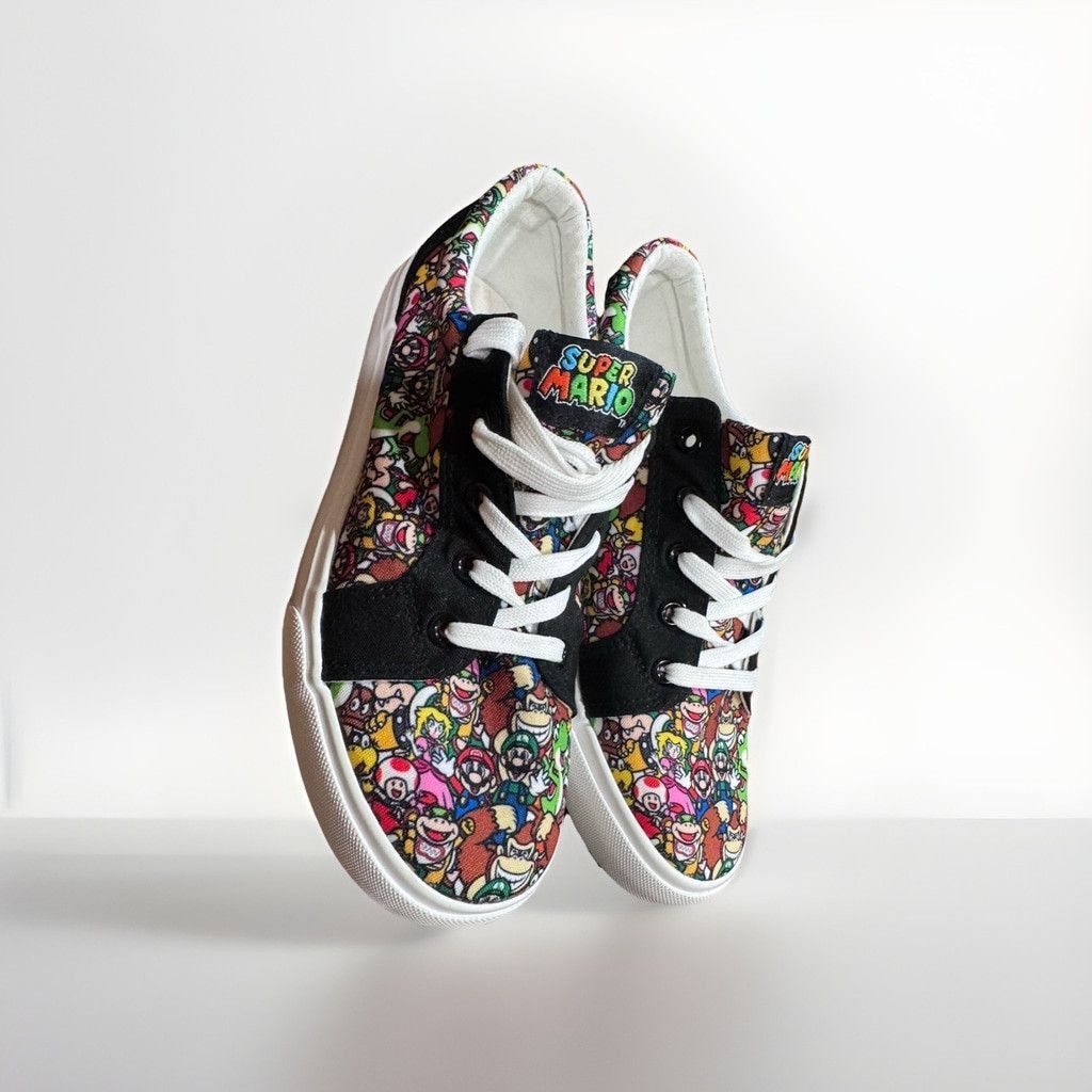 Nintendo Super Mario Character Sneakers authentic 6 Men’s, 8 Women Size US 8 / IT 38 - 3 Thumbnail