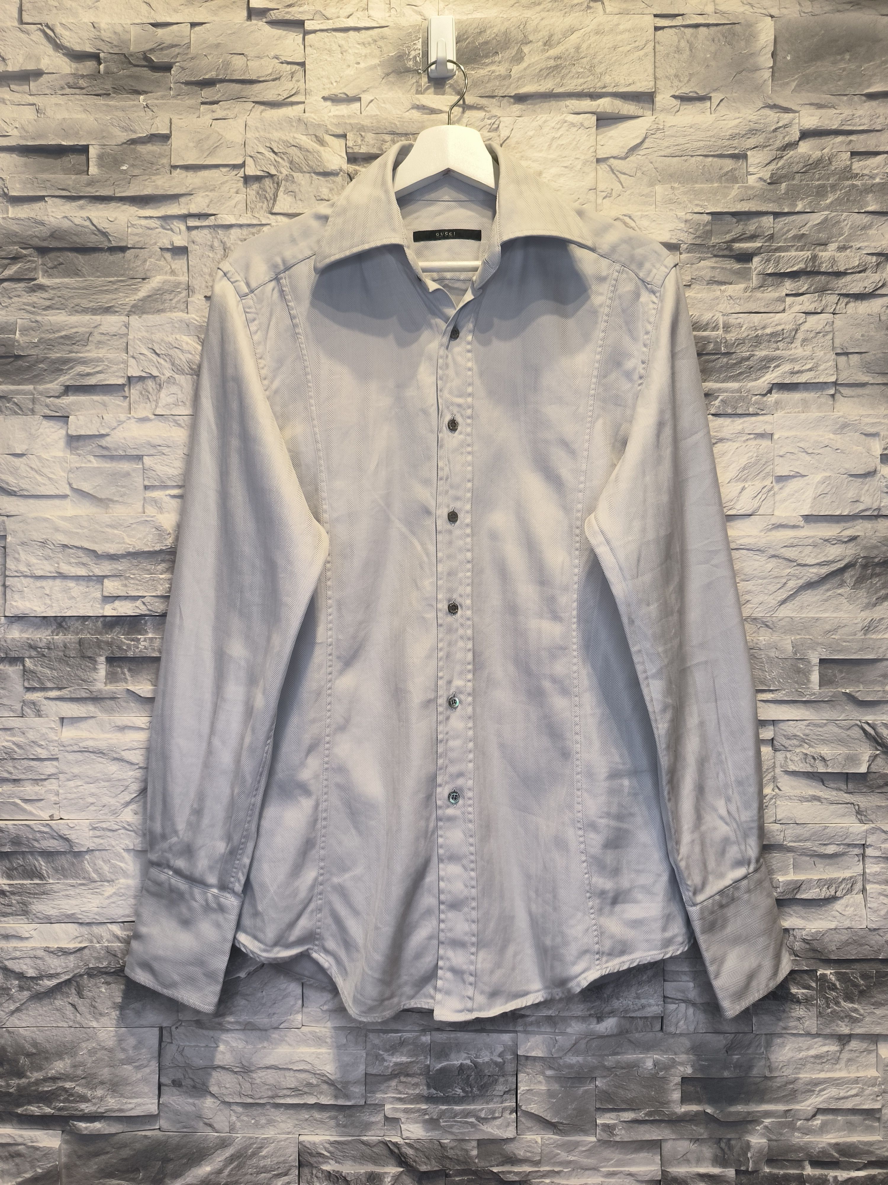 Gucci Gucci Long Sleeve Button-Up Shirt Size US S / EU 44-46 / 1 - 1 Thumbnail
