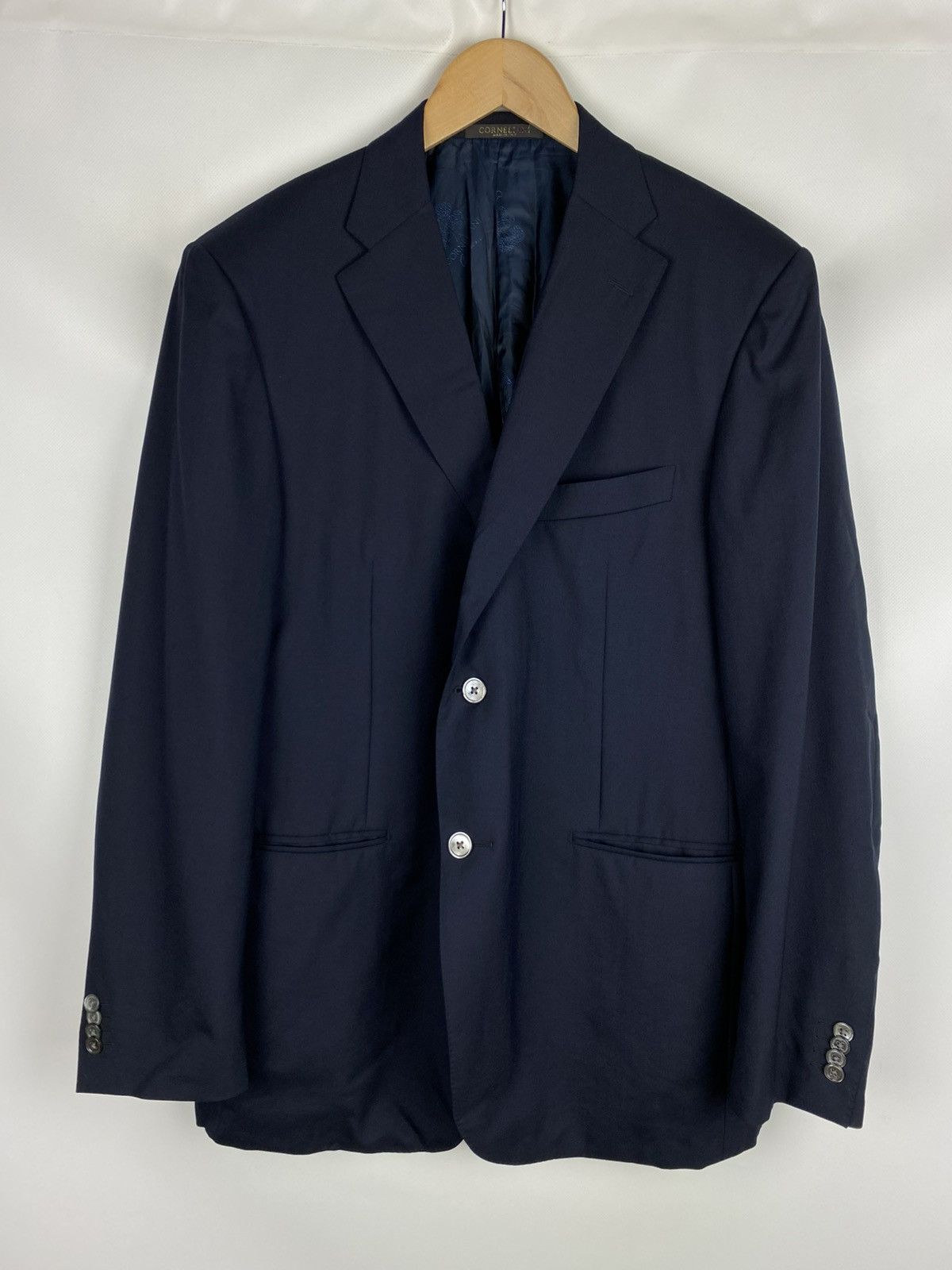 Corneliani Corneliani 100’s ExtraFine Wool blazer jacket sportcoat Size 44R - 1 Thumbnail