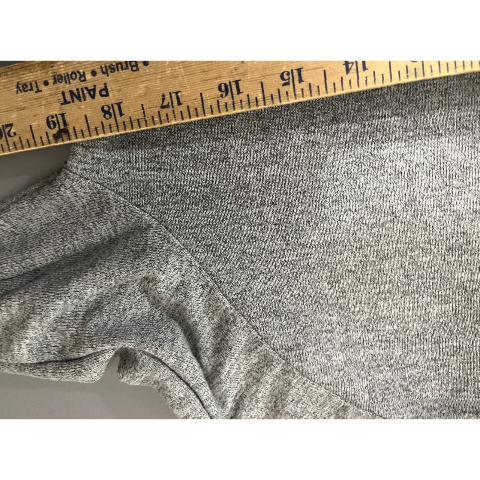 Shein SheIn T-Shirt Gray Long Sleeve Tunic Accent Colorblock Casual Classic Nylon? Size L / US 10 / IT 46 - 5 Thumbnail