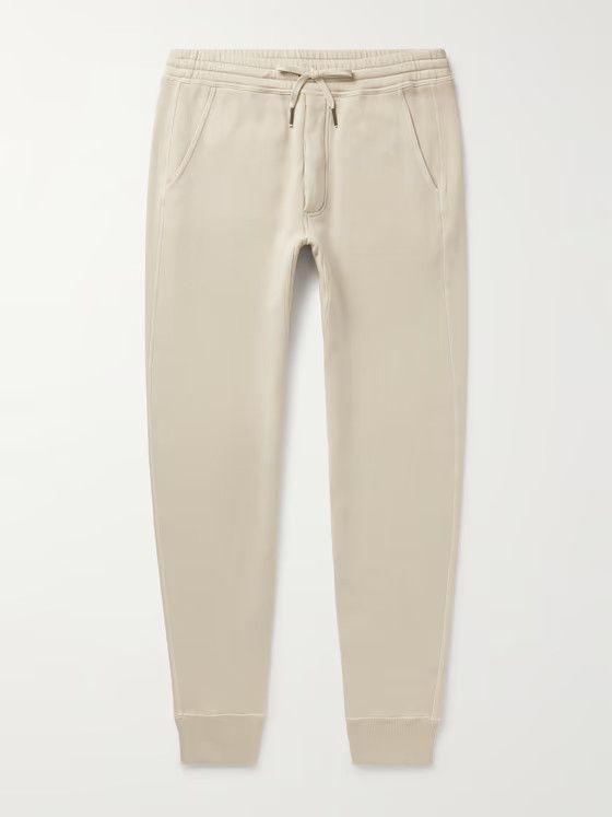 Tom Ford o1s22i1n0125 Cotton Drawstring Sweatpant in Beige Size US 36 / EU 52 - 1 Thumbnail