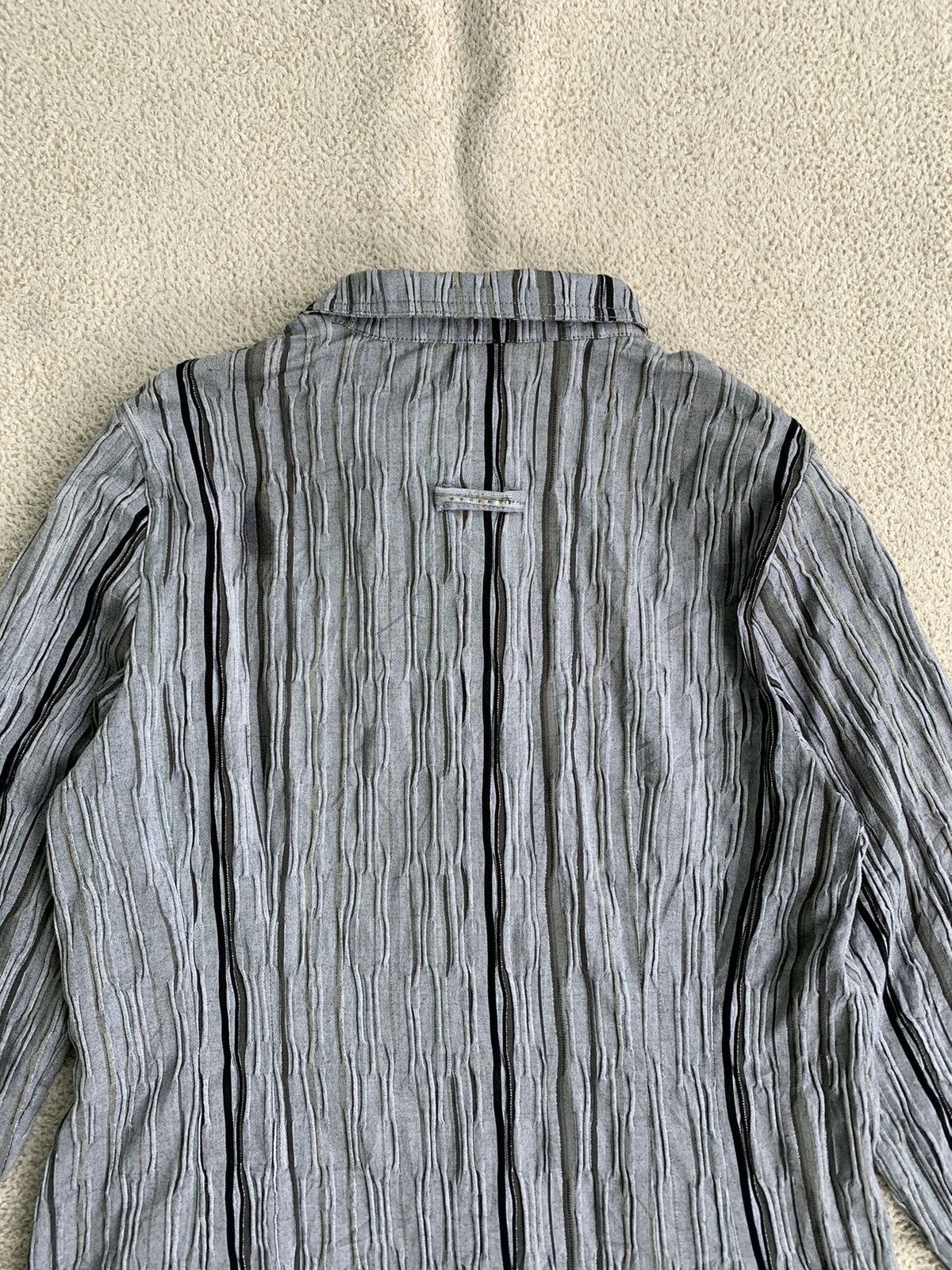 Issey Miyake × Japanese Brand × Vintage Vtg Luciano feretti 3D pattern pleated Style Size M / US 6-8 / IT 42-44 - 4 Thumbnail