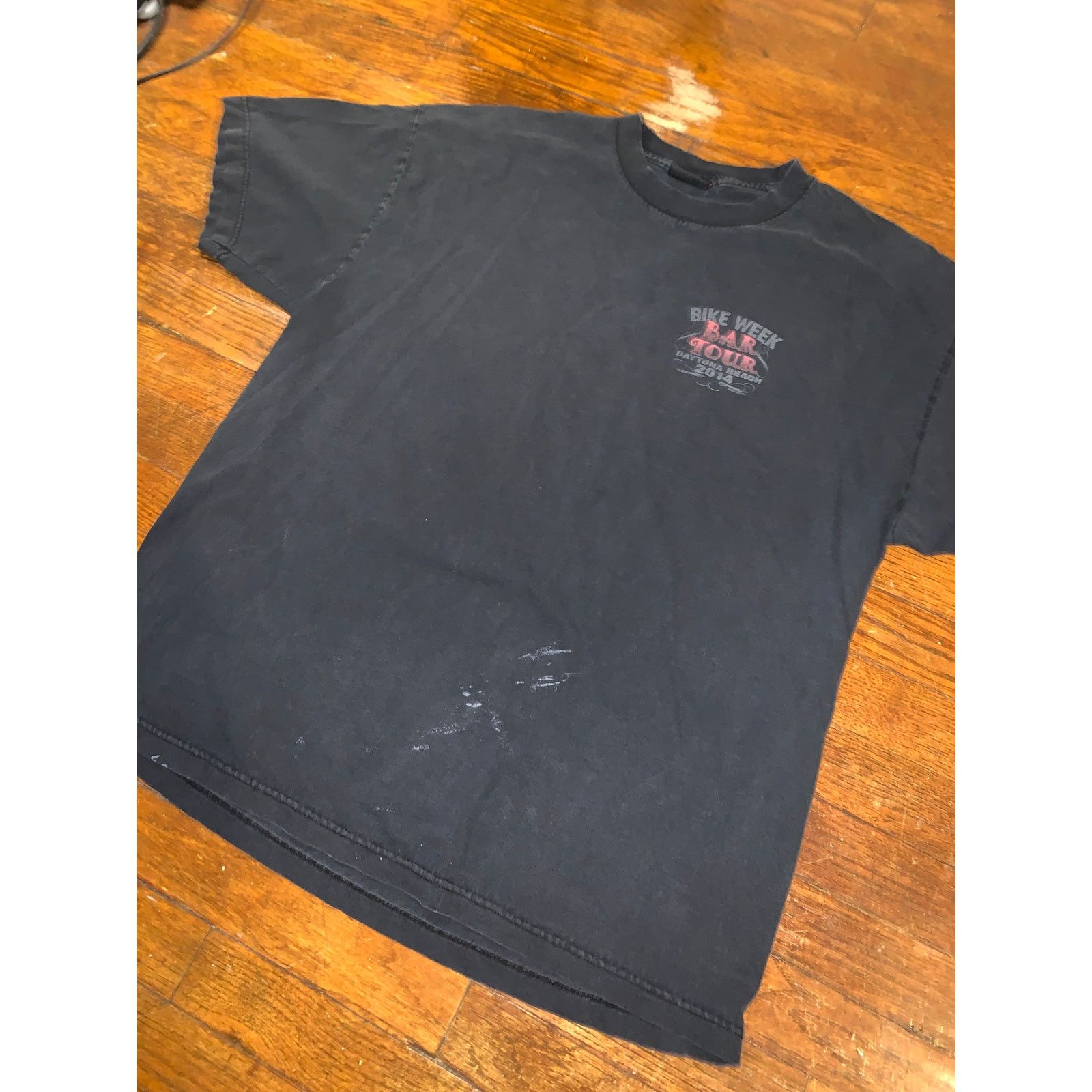 Daytona × Harley Davidson × Other Daytona Bike Week 2014 Bar Tour T Shirt XL Distressed Size US XL / EU 56 / 4 - 6 Thumbnail