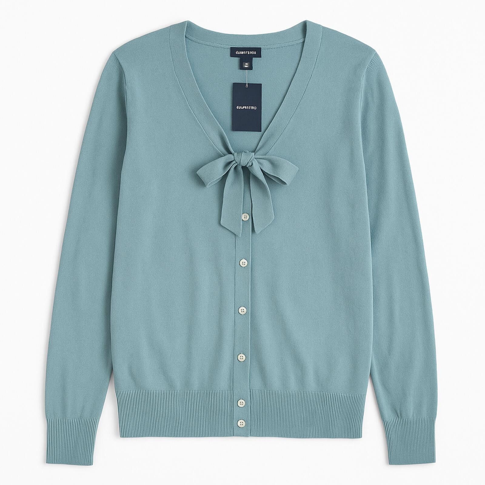 Lands' End Lands End Marine Blue Solid Cardigan Womens Large Size L / US 10 / IT 46 - 1 Thumbnail